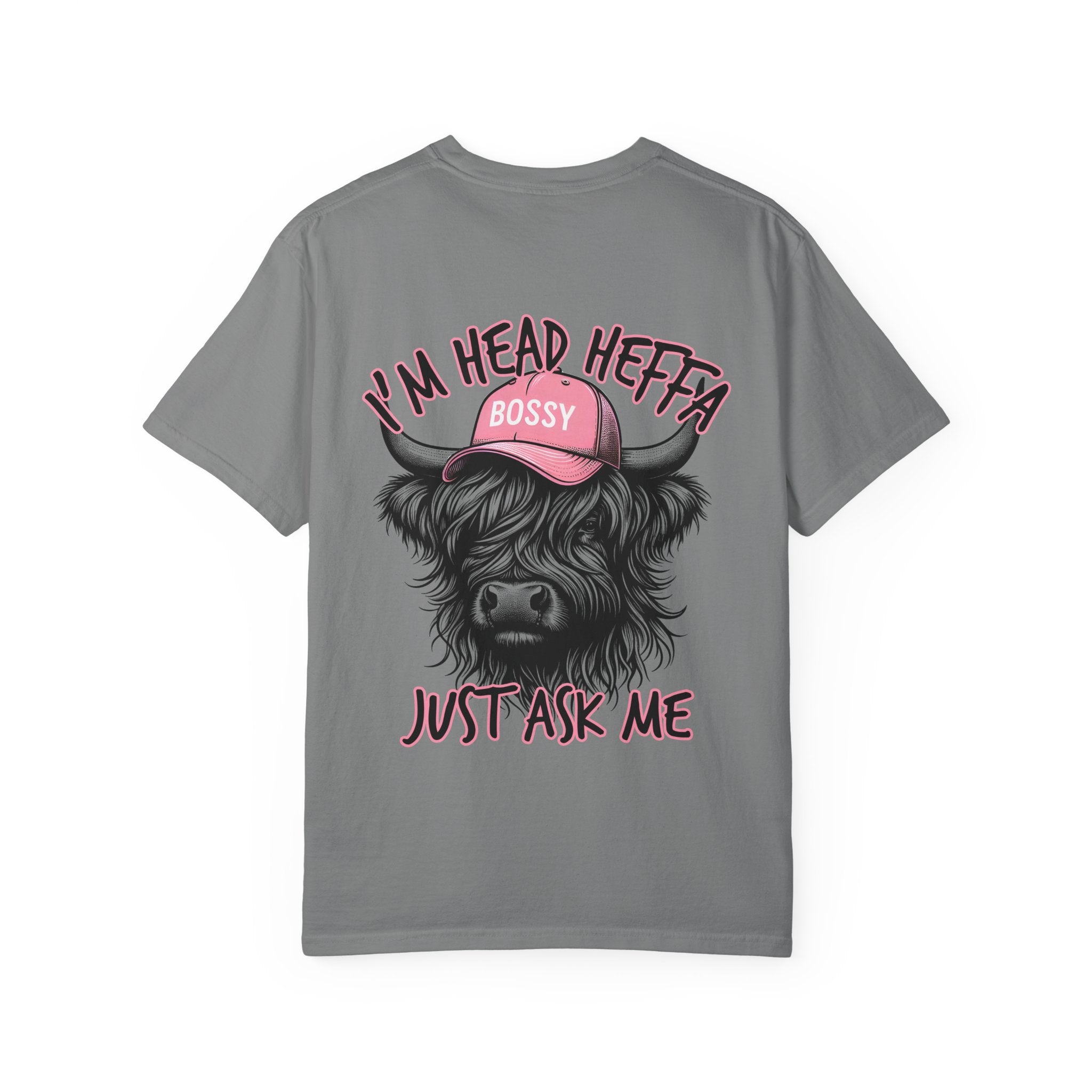 I'm Head Heffa T Shirt Highland Cow Bossy Graphic Tee