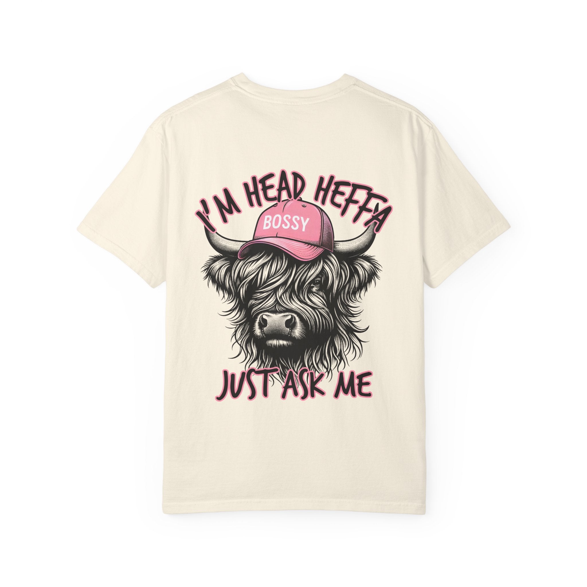 I'm Head Heffa T Shirt Highland Cow Bossy Graphic Tee