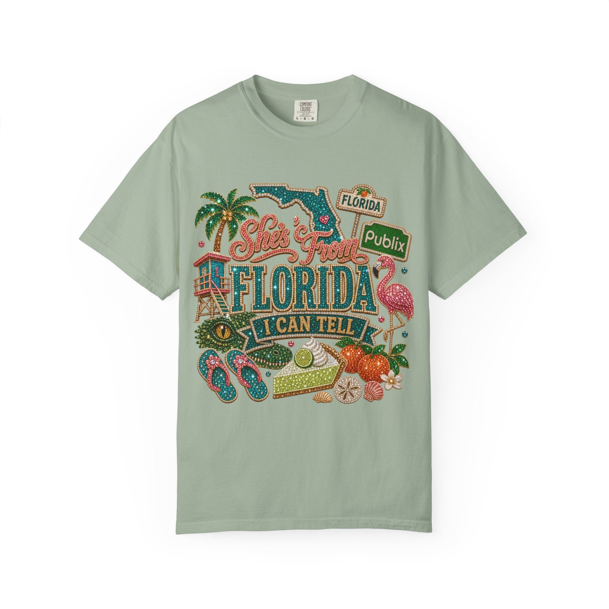 Florida Icons T Shirt  I Can Tell Vintage Sunshine Tee