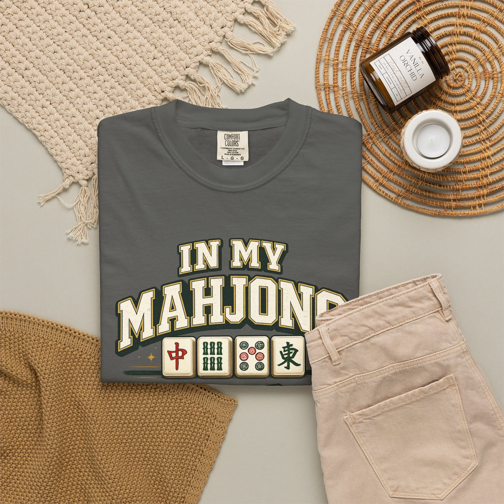 Mahjong T Shirt In My Mahjong Era Graphic Tee for Players and Fans