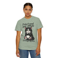 Cat Attitude T-Shirt I Don't Need Your Attitude I Brought My Own Funny Cat Tee