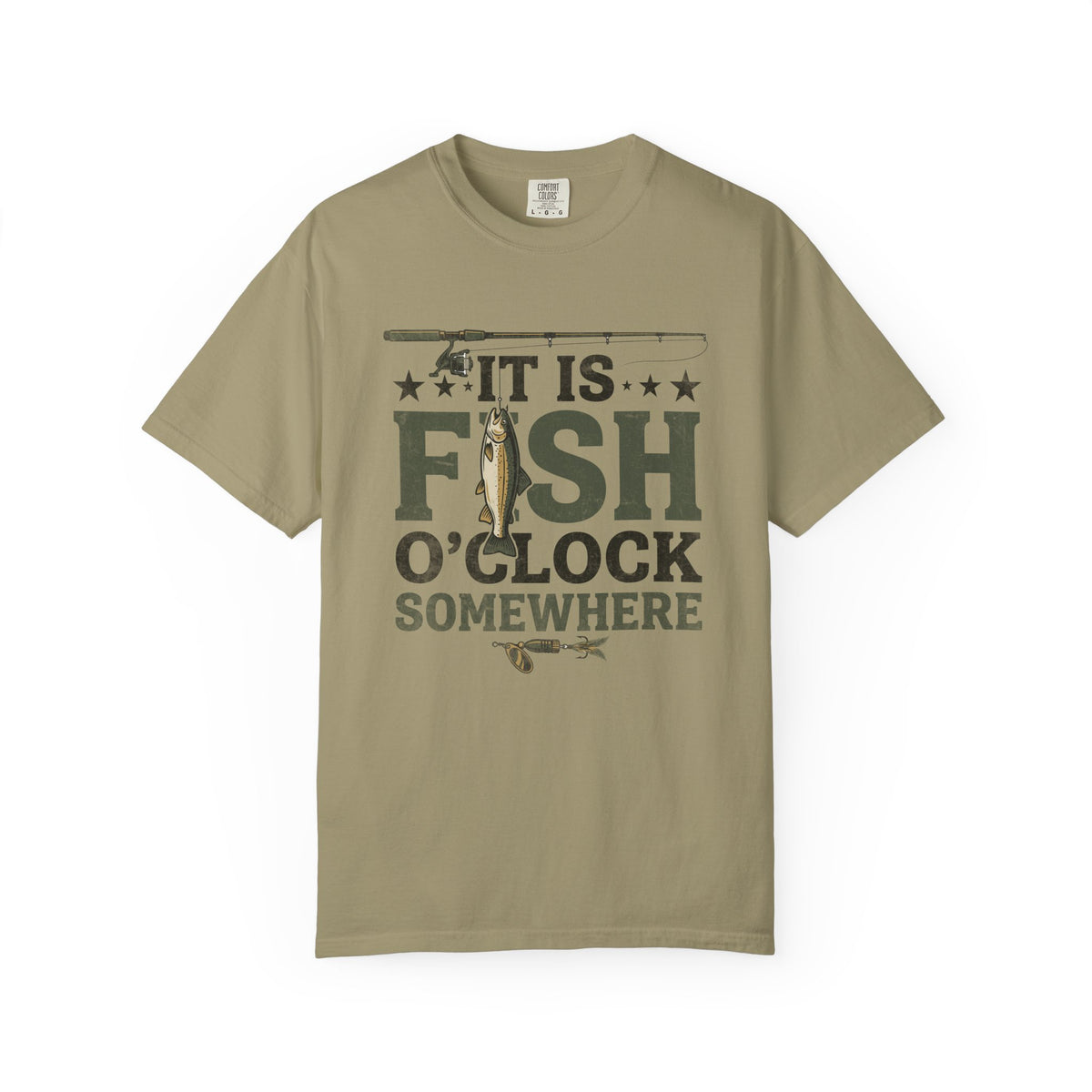It Is Fish O Clock T Shirt Fishing Graphic Tee