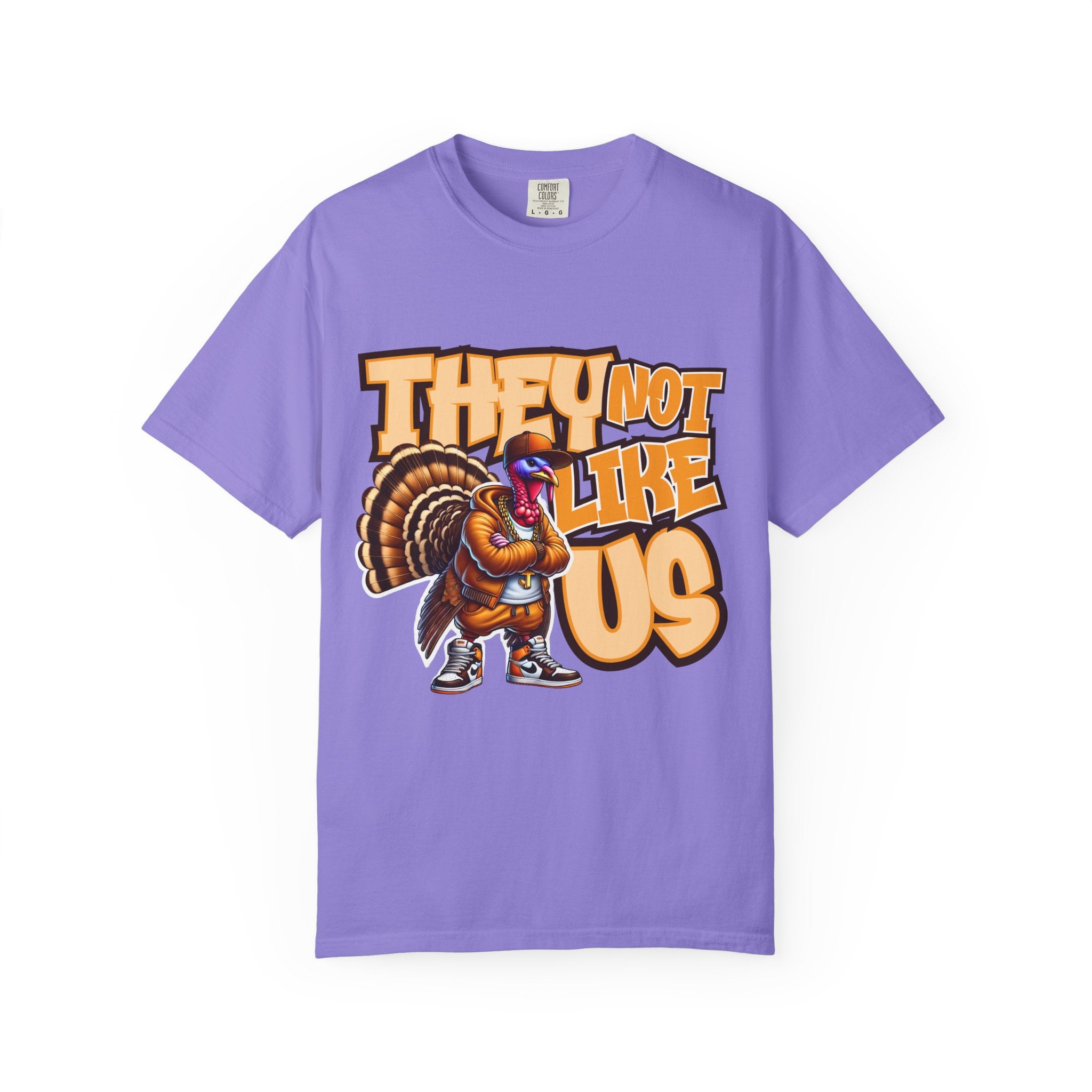 Thanksgiving Turkey Graphic T Shirt They Not Like Us Streetwear Tee