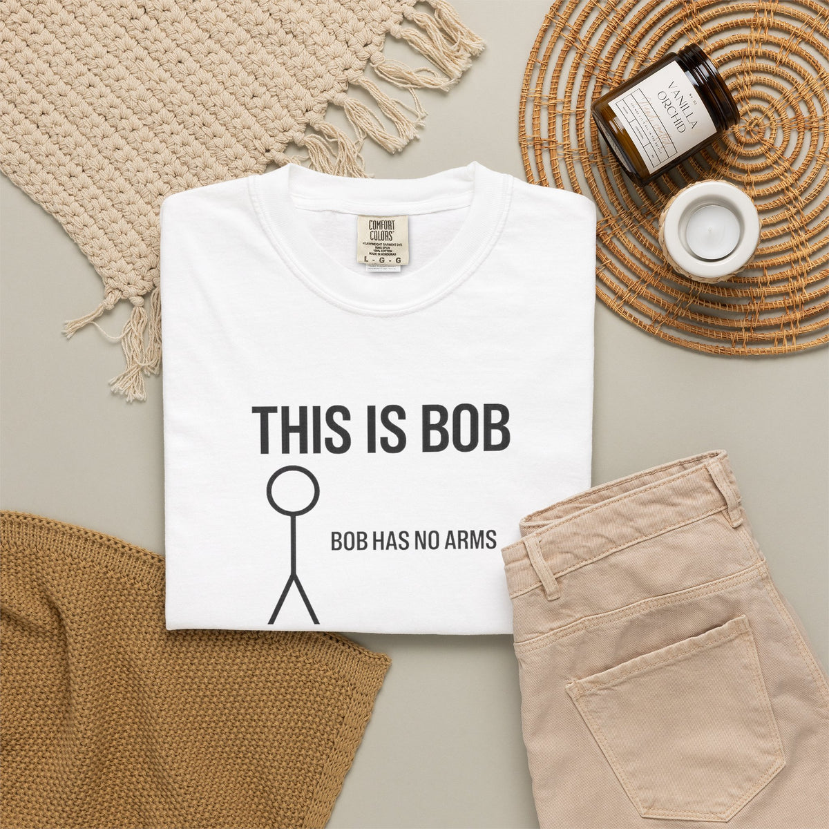 Bob Knock Knock T Shirt Funny Stick Figure This Is Bob Graphic Tee