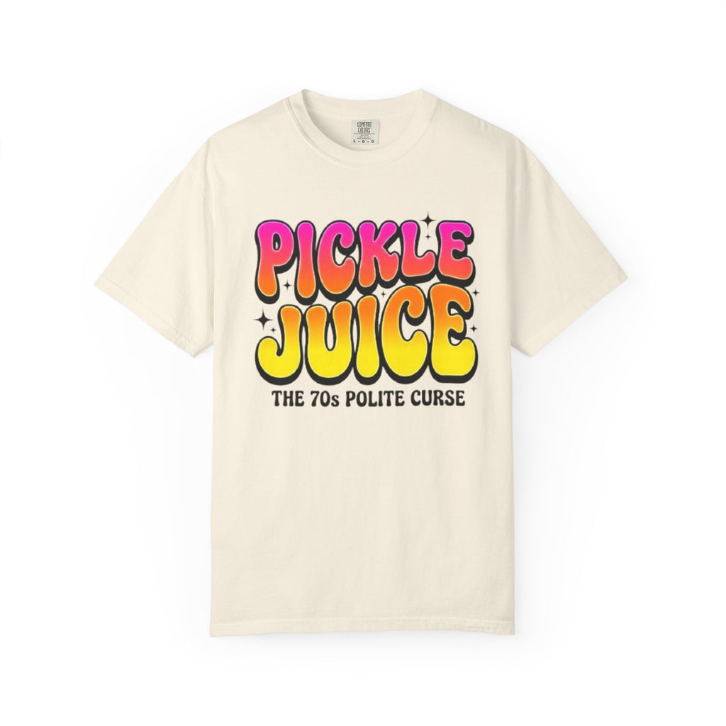 Pickle Juice Retro T-Shirt The 70s Polite Curse Vintage Graphic Tee