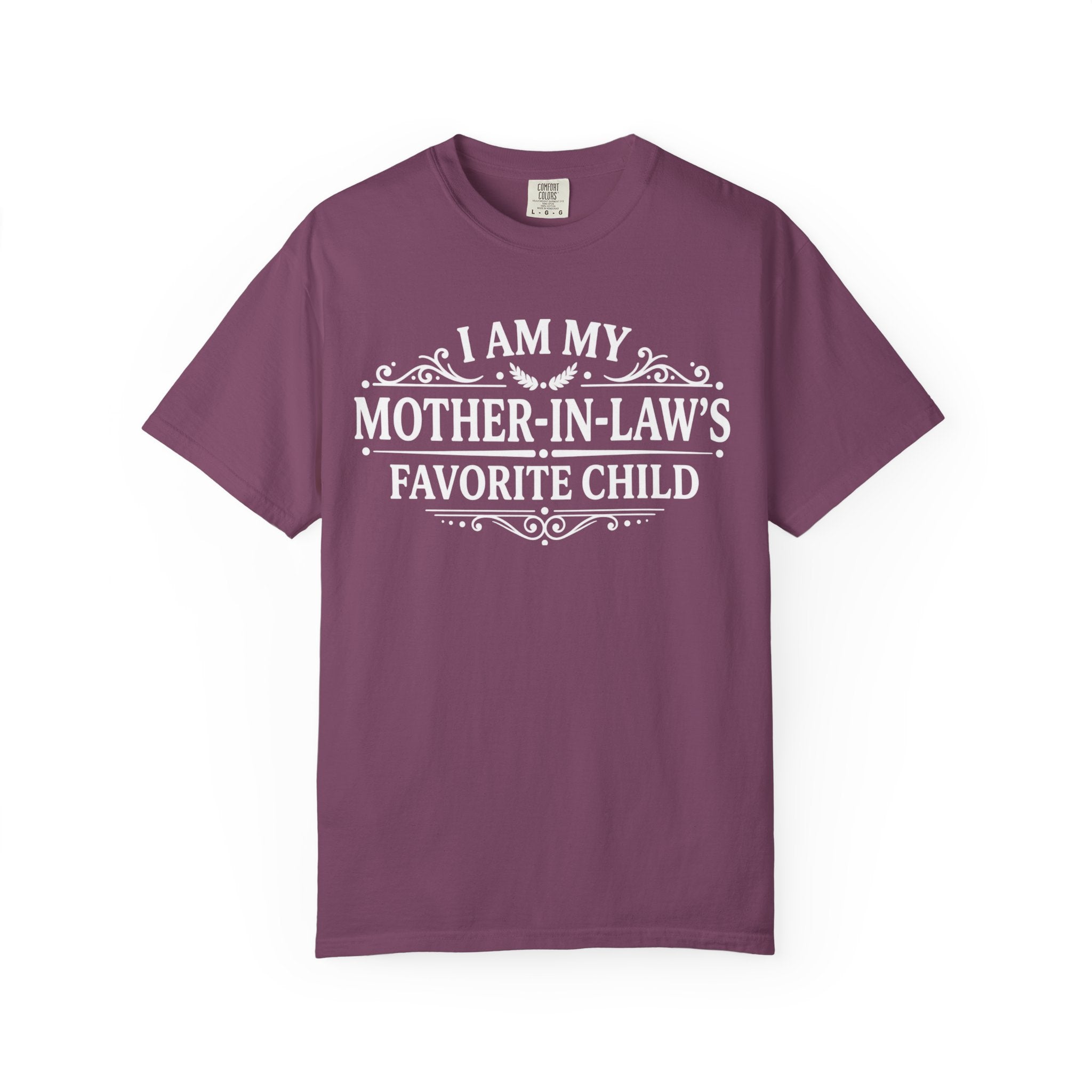 Mother in Laws Favorite Child T Shirt Funny Family Gift Tee