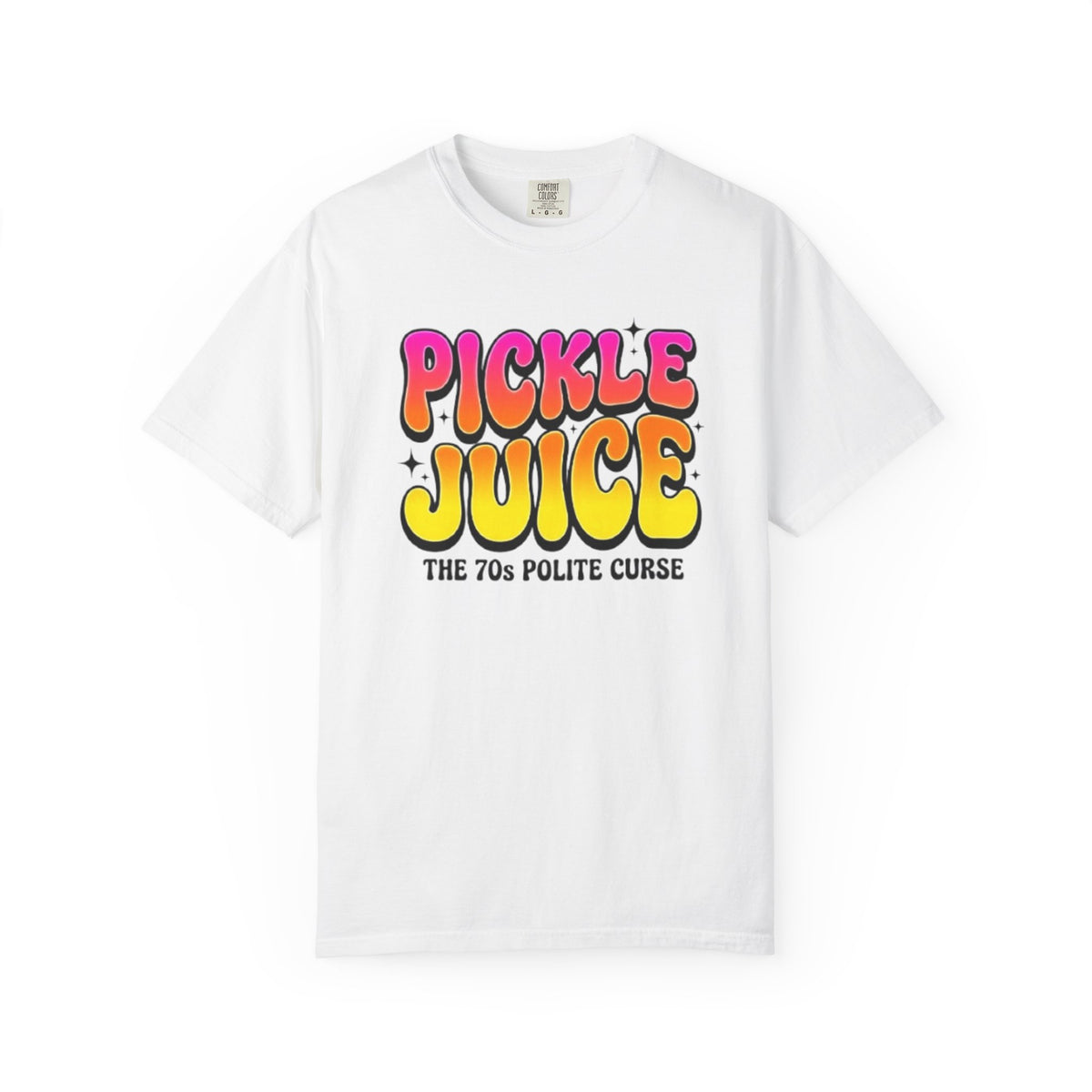 Pickle Juice Retro T-Shirt The 70s Polite Curse Vintage Graphic Tee