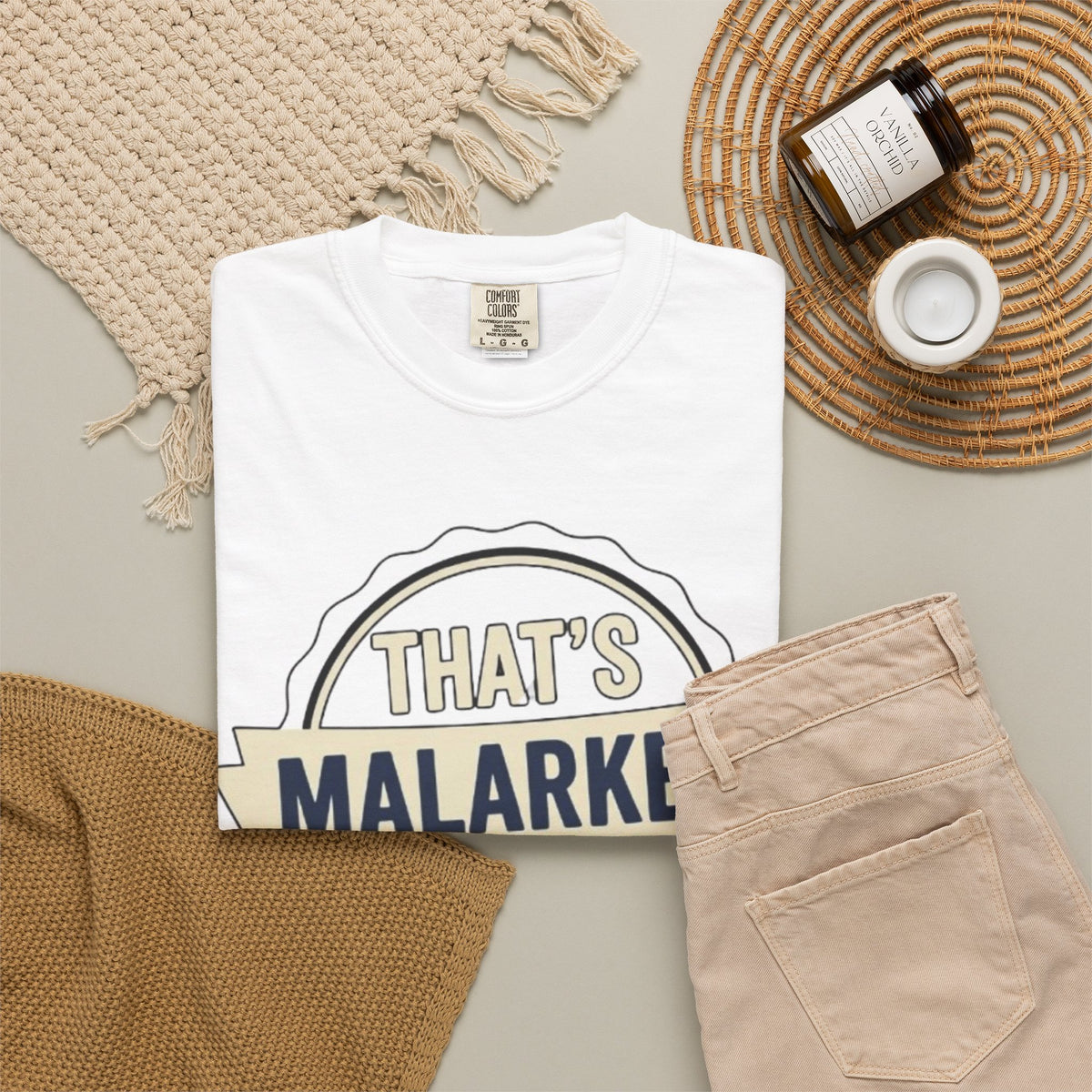 That’s Malarkey T-Shirt Vintage Badge Graphic Tee
