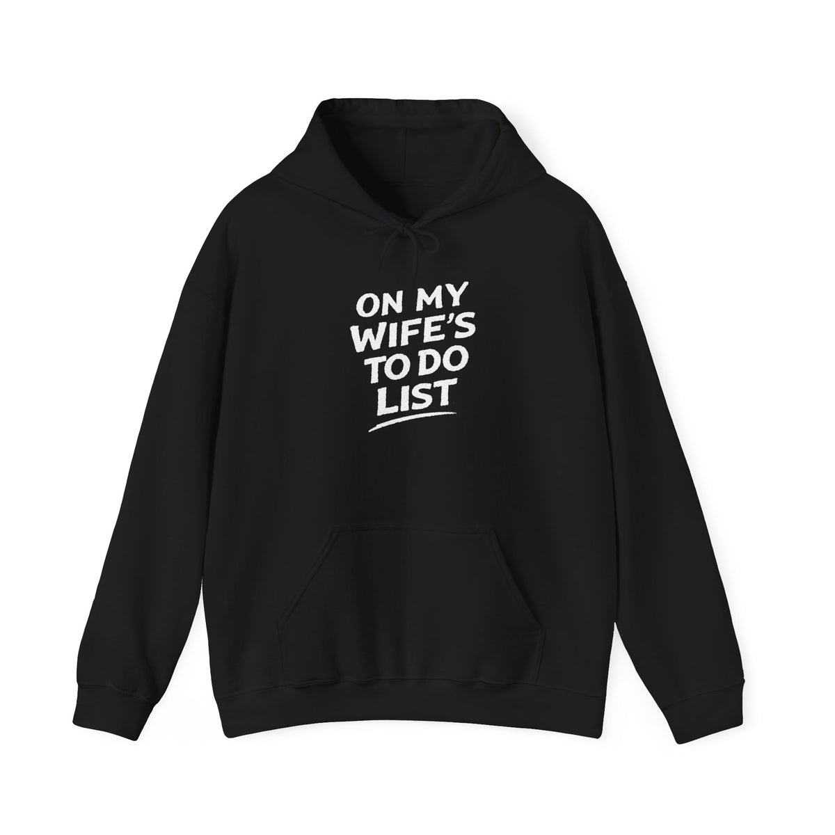 Hoodie On My Wifes To Do List Funny Couples Graphic Hoodie