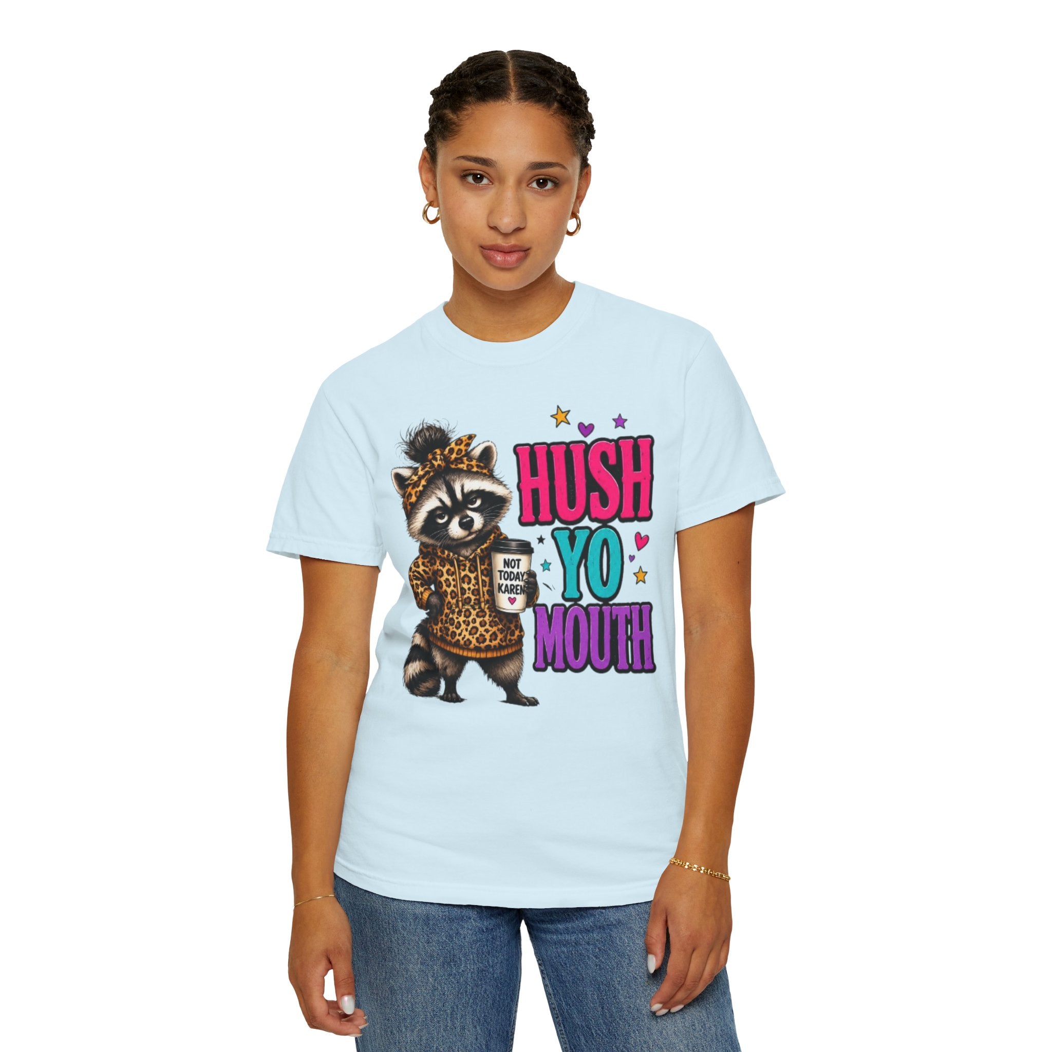 Hush Yo Mouth Raccoon T-Shirt