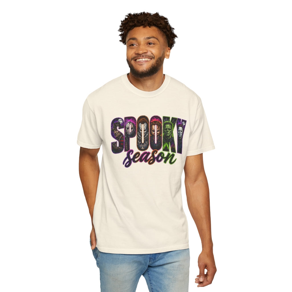 Spooky Season Tee Shirt Halloween Vintage Horror Graphic