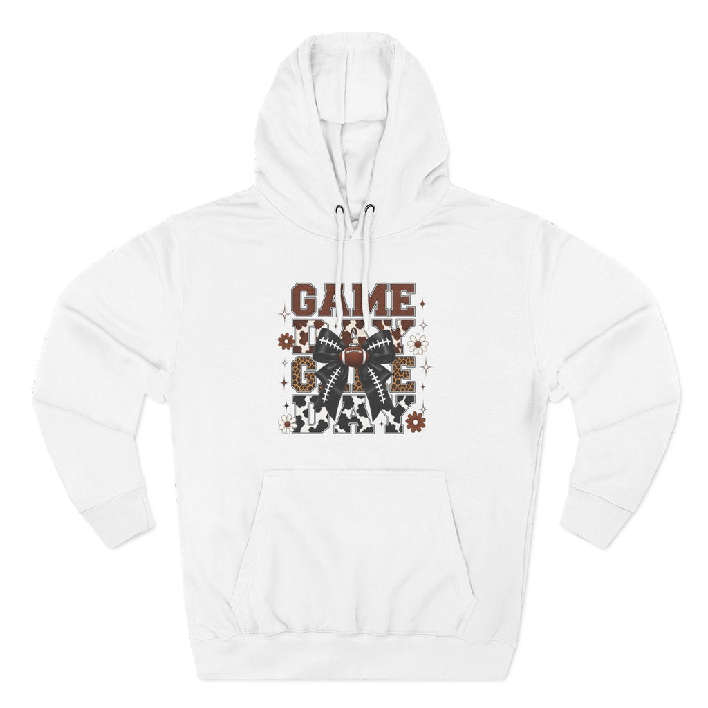 Game Day Football Hoodie Vintage Grunge Helmet Design