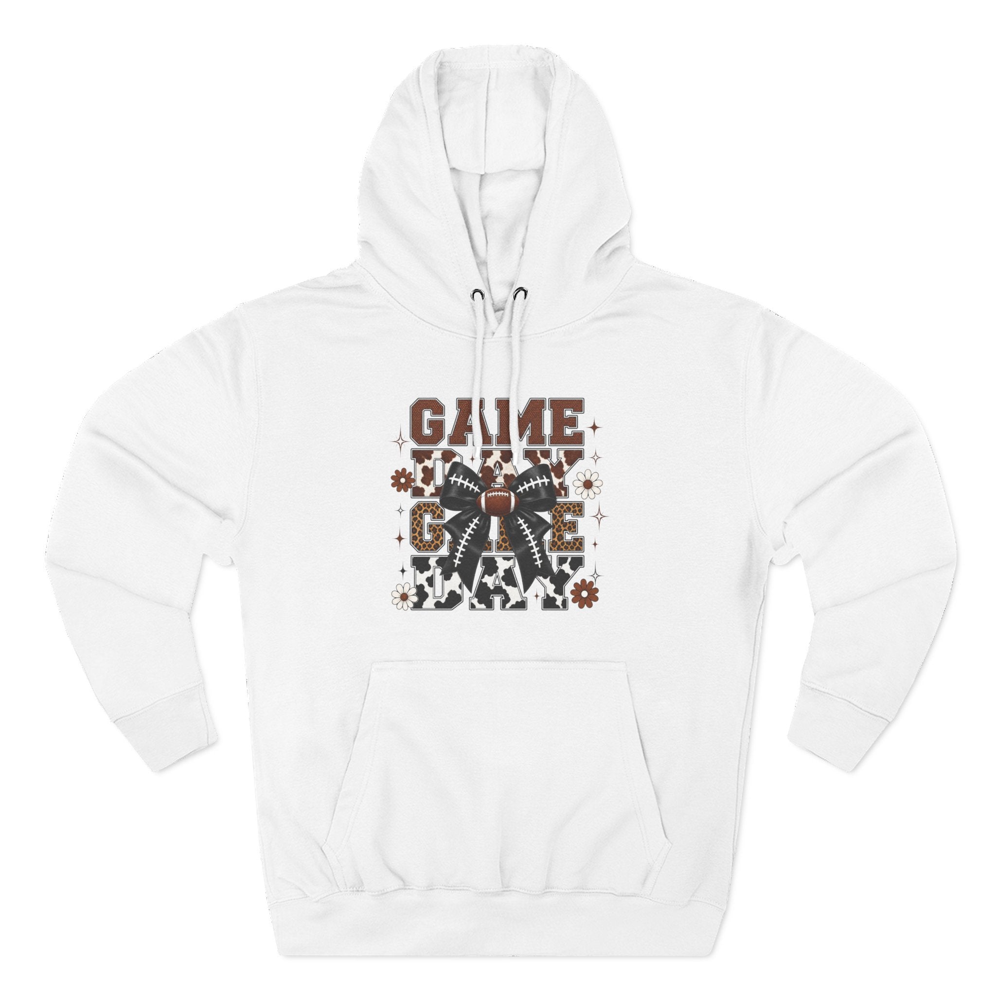 Game Day Football Hoodie Vintage Grunge Helmet Design