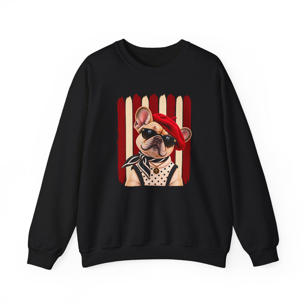 French Bulldog Sweatshirt, Unique Frenchie Gift, Artsy Dog Lover Sweater, Boutique Pet Lover Apparel, Original French Bulldog Design