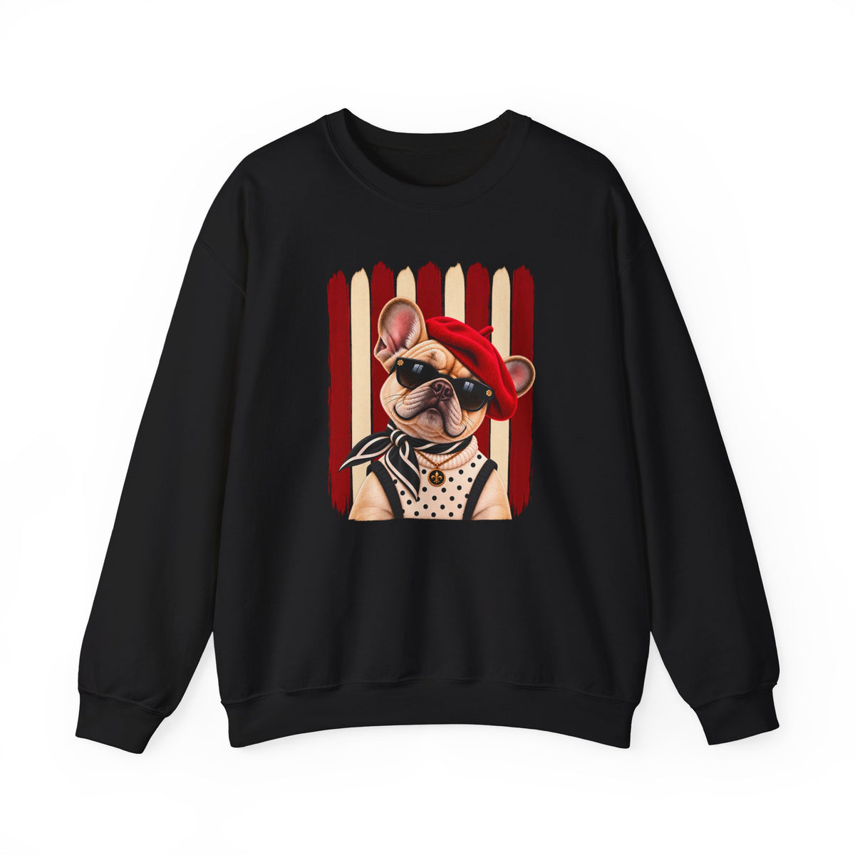 French Bulldog Sweatshirt, Unique Frenchie Gift, Artsy Dog Lover Sweater, Boutique Pet Lover Apparel, Original French Bulldog Design