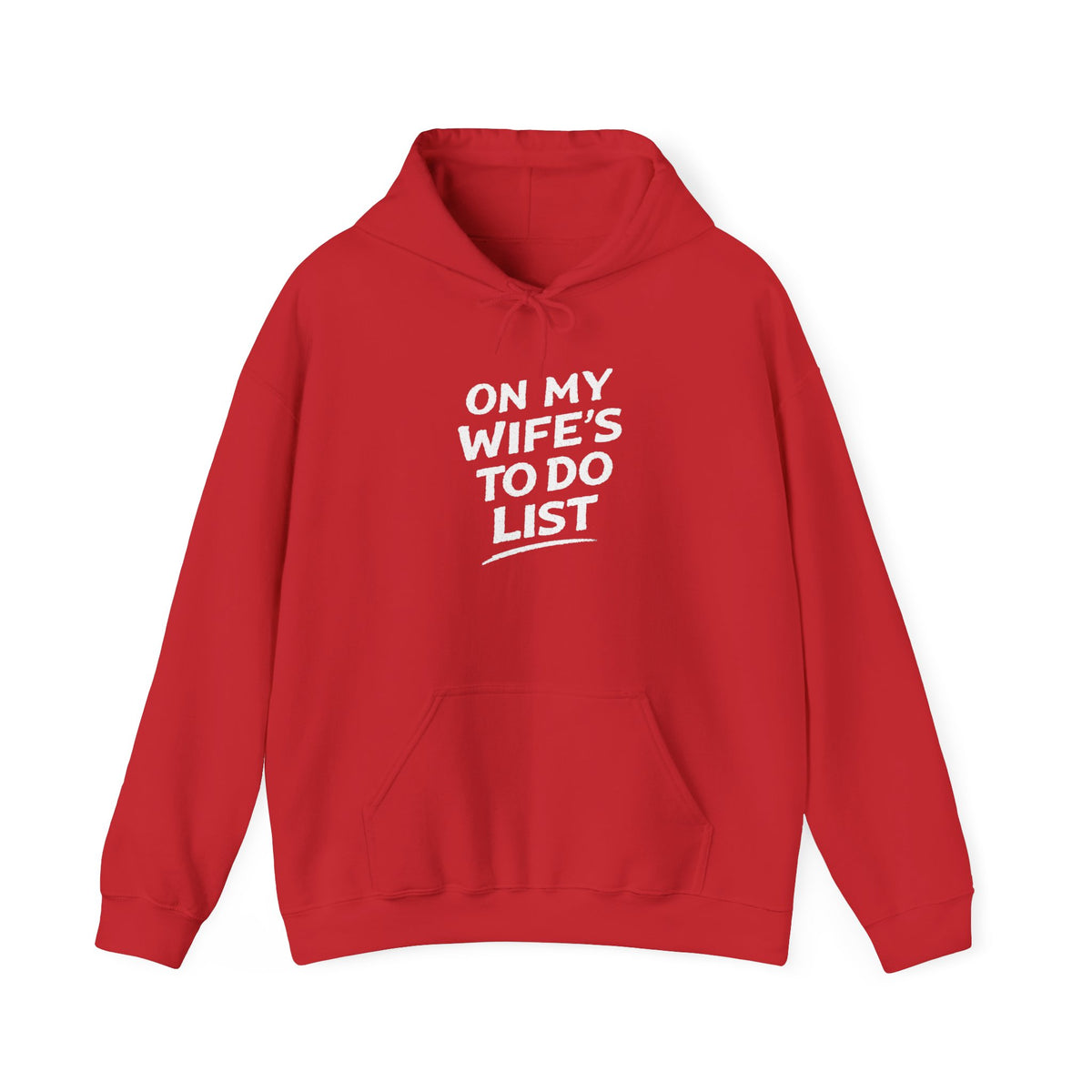 Hoodie On My Wifes To Do List Funny Couples Graphic Hoodie