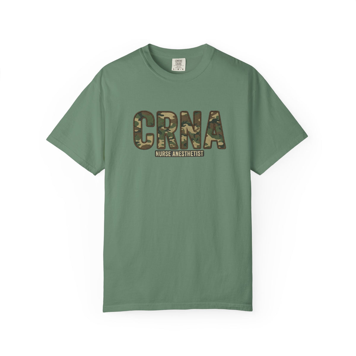 CRNA Camo T-Shirt — Nurse Anesthetist Military Style