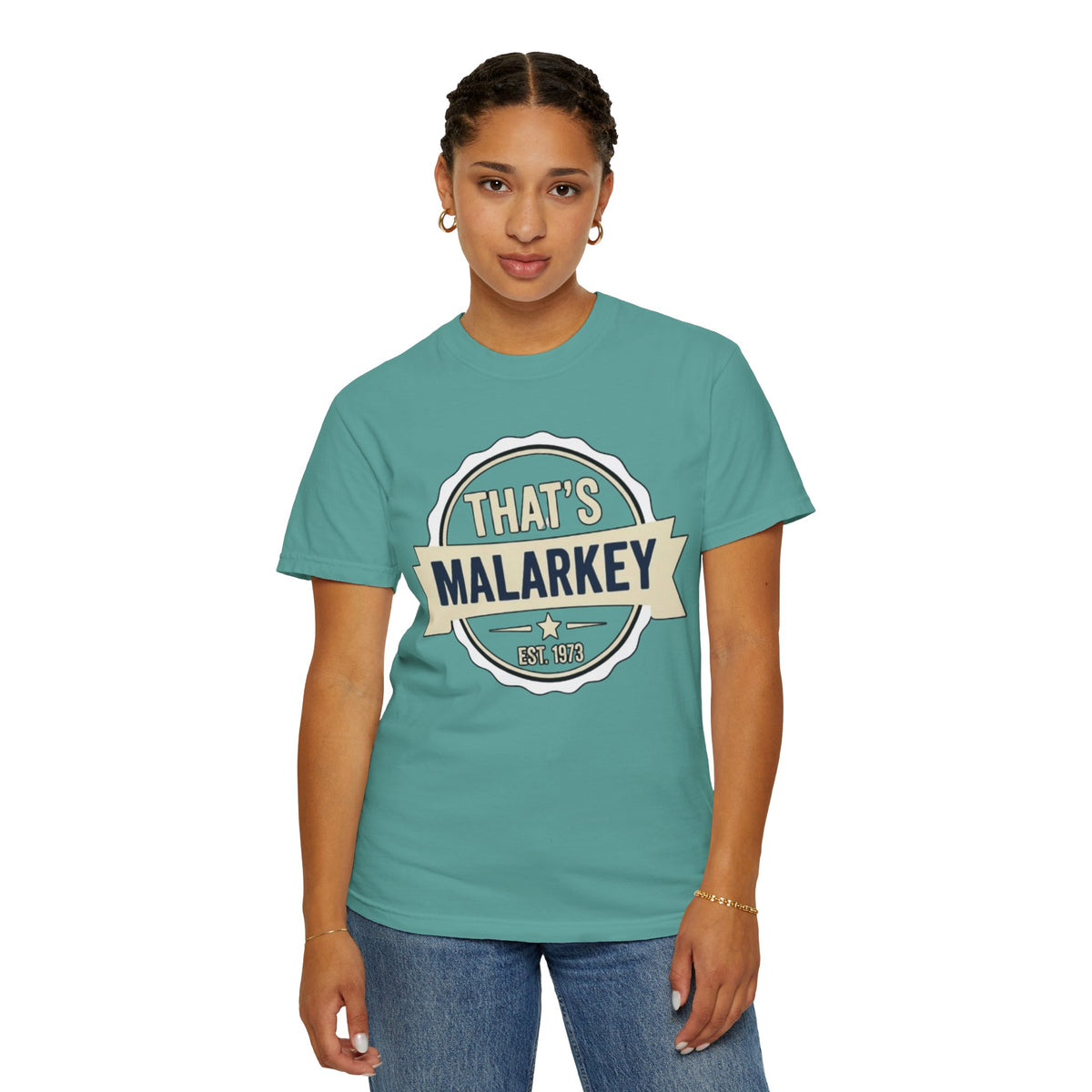 That’s Malarkey T-Shirt Vintage Badge Graphic Tee