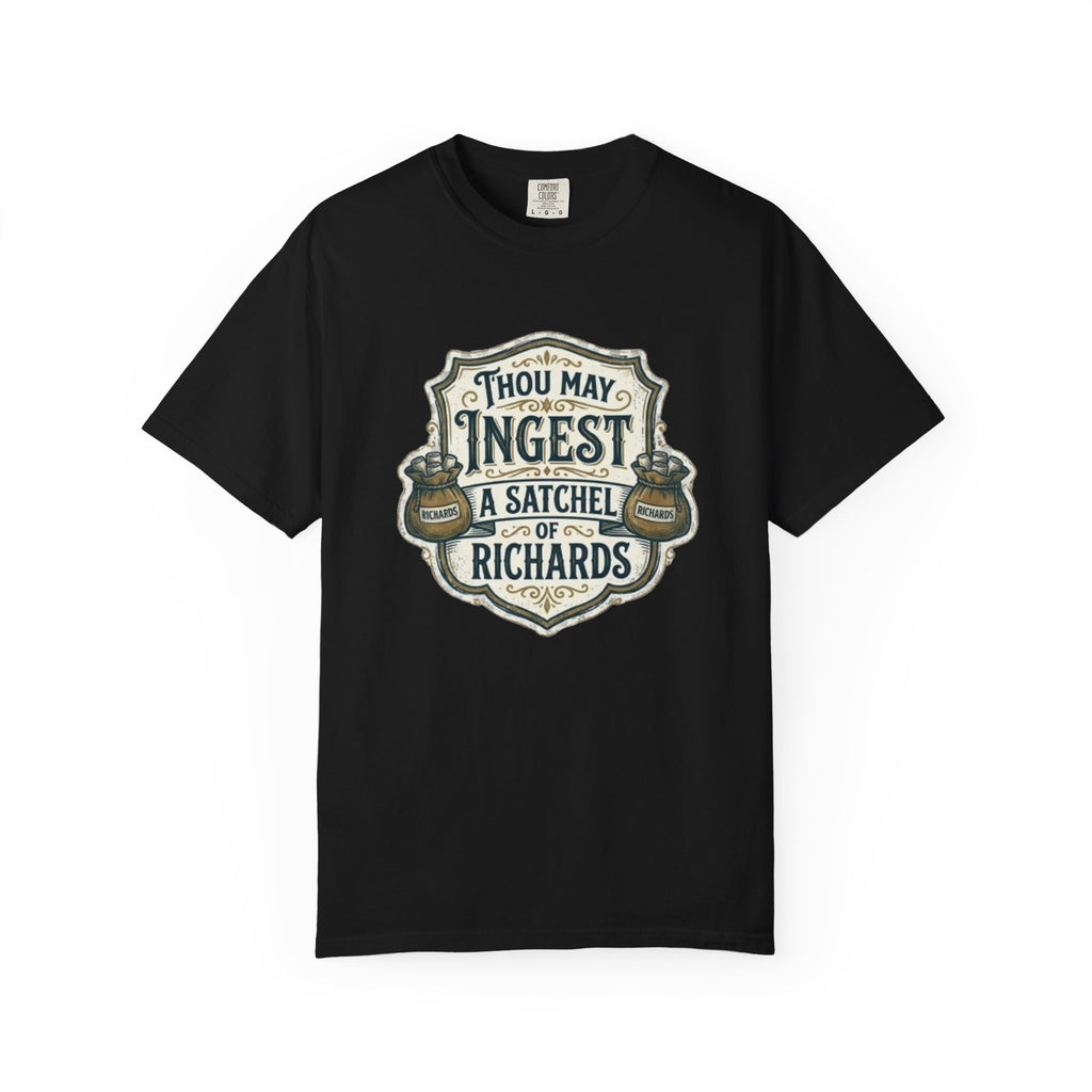 Tee Shirt Thou May Ingest a Satchel of Richards Vintage Apothecary Graphic