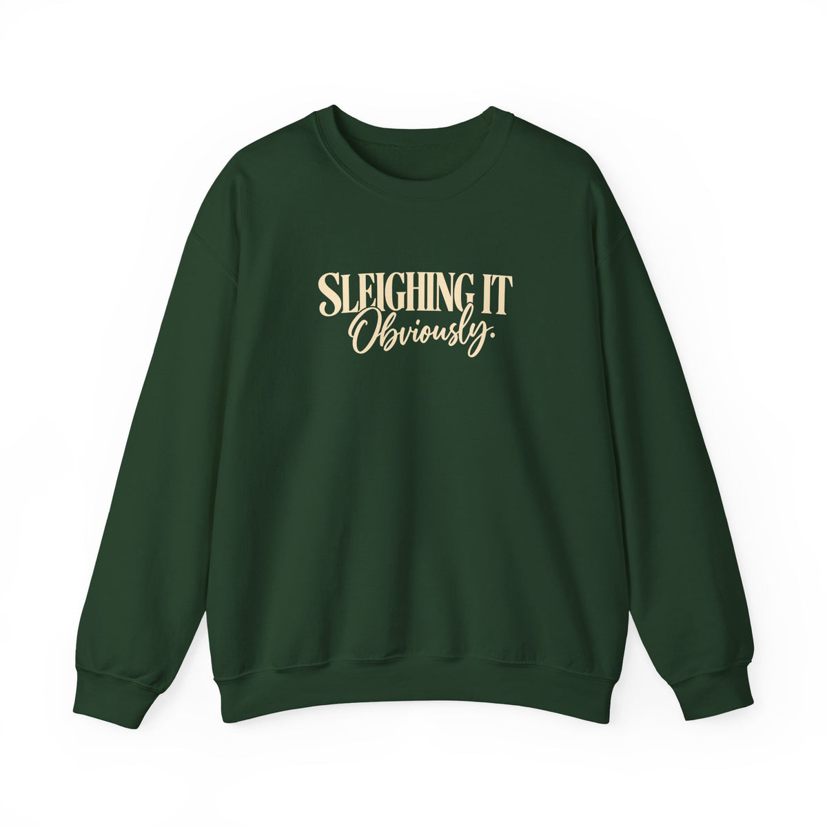 Sleighing It Obviously Crewneck Sweatshirt
