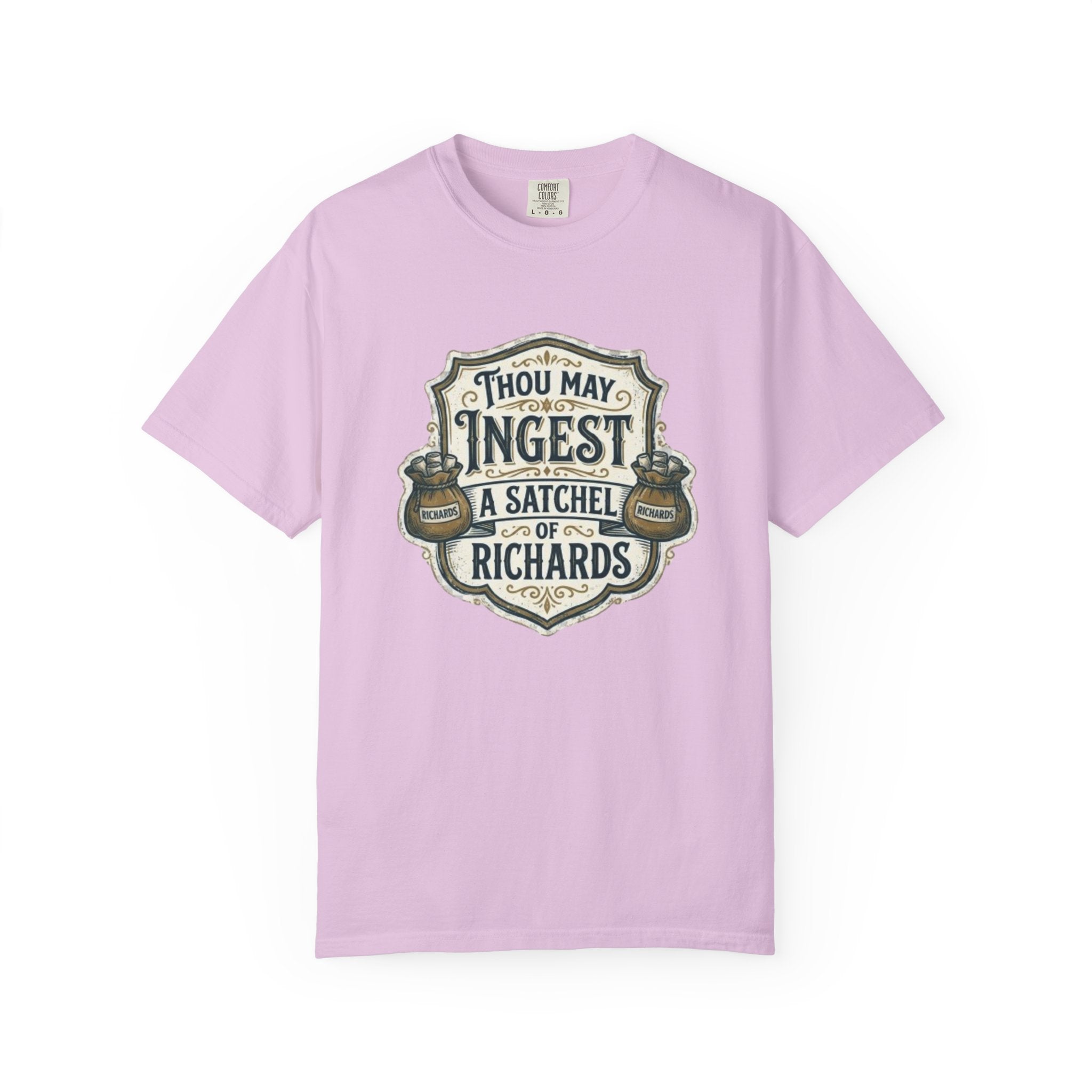 Tee Shirt Thou May Ingest a Satchel of Richards Vintage Apothecary Graphic
