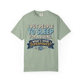 RN Anesthetist T‑Shirt I Put People To Sleep For A Living Nurse Anesthesia Tee