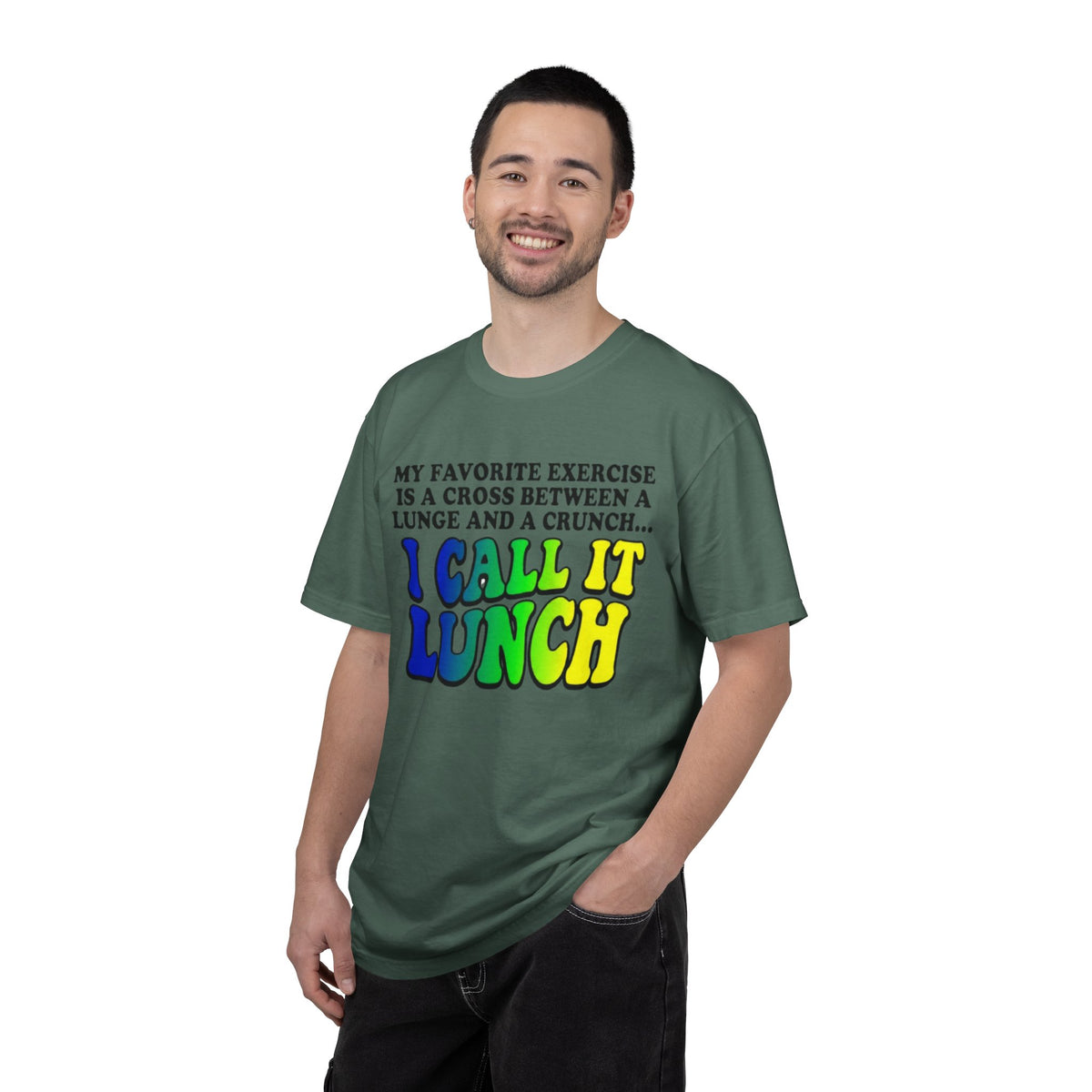 I Call It Lunch T-Shirt Funny Fitness Food Quote Tee
