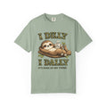 Sloth I Dilly I Dally Relaxed T-Shirt Funny Lazy Day Graphic Tee