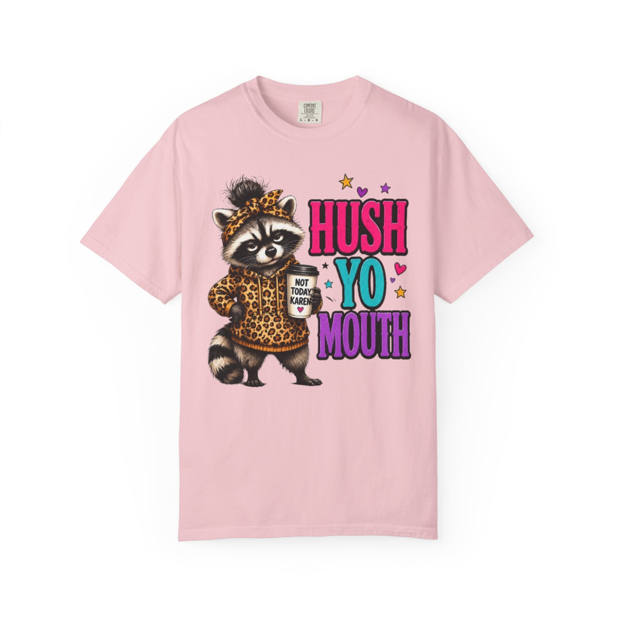 Hush Yo Mouth Raccoon T-Shirt