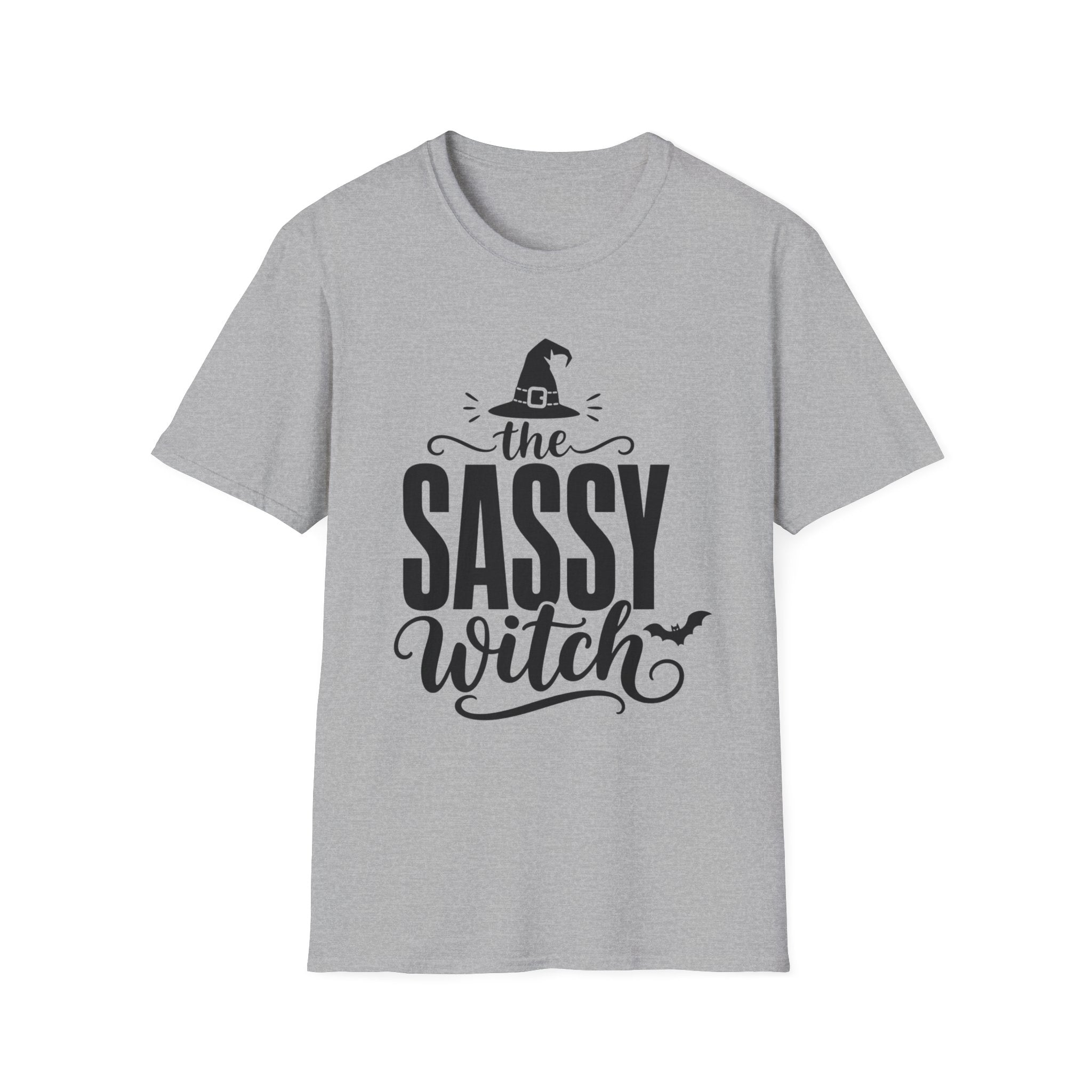 Sassy Witch T Shirt Halloween Graphic Tee with Witch Hat