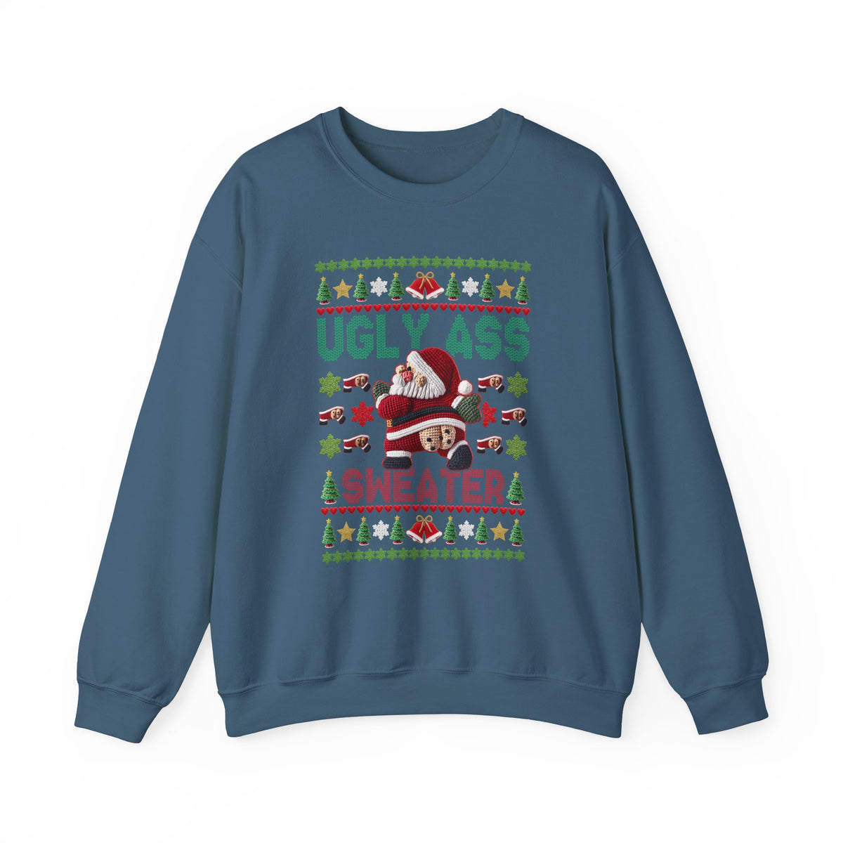 Funny Ugly Christmas Sweater, Ugly Ass Sweater Sweatshirt, Sarcastic Christmas Shirt, Adult Holiday Party Outfit, Gag Gift