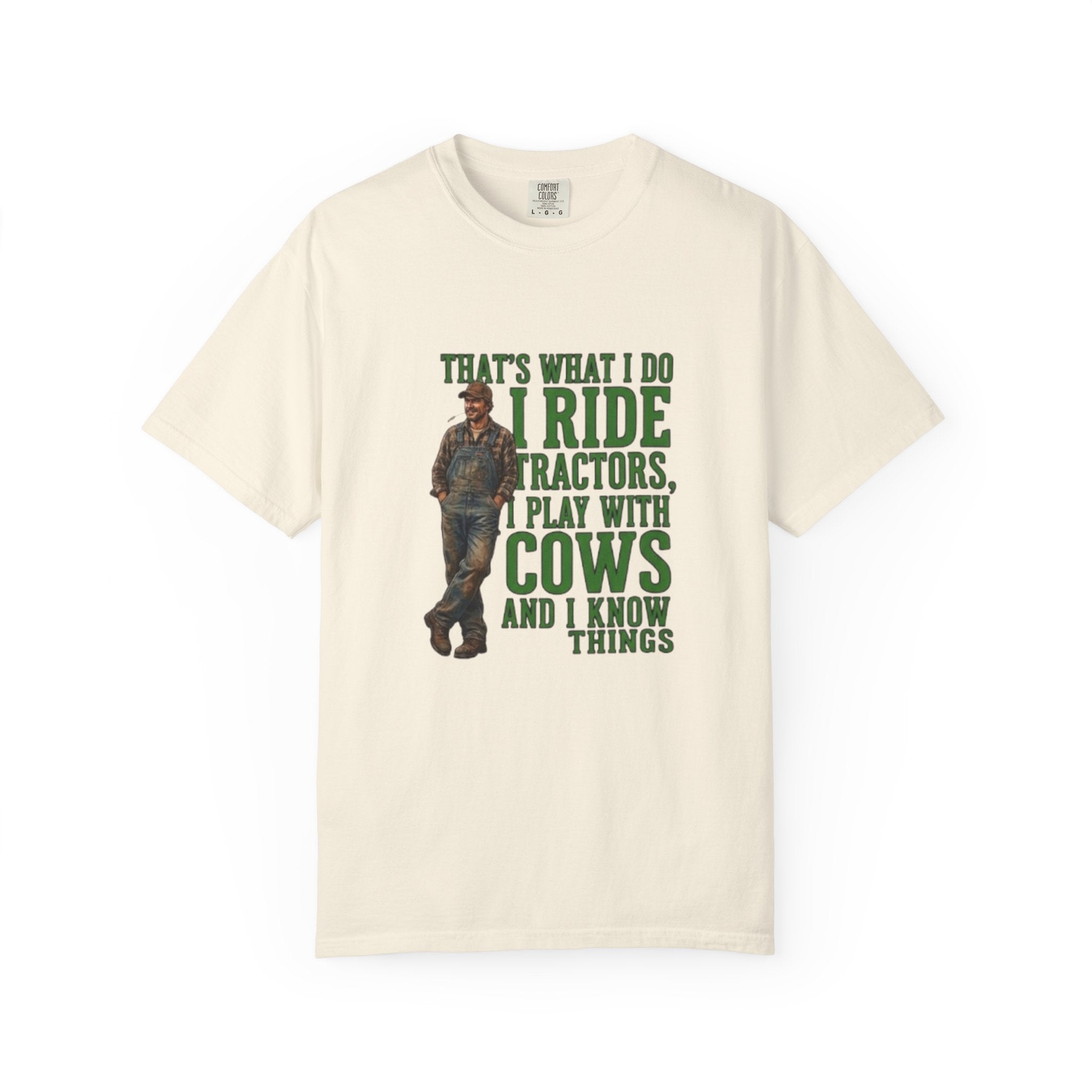 Farm Life Tee Shirt Thats What I Do I Ride Tractors Play With Cows And I Know Things