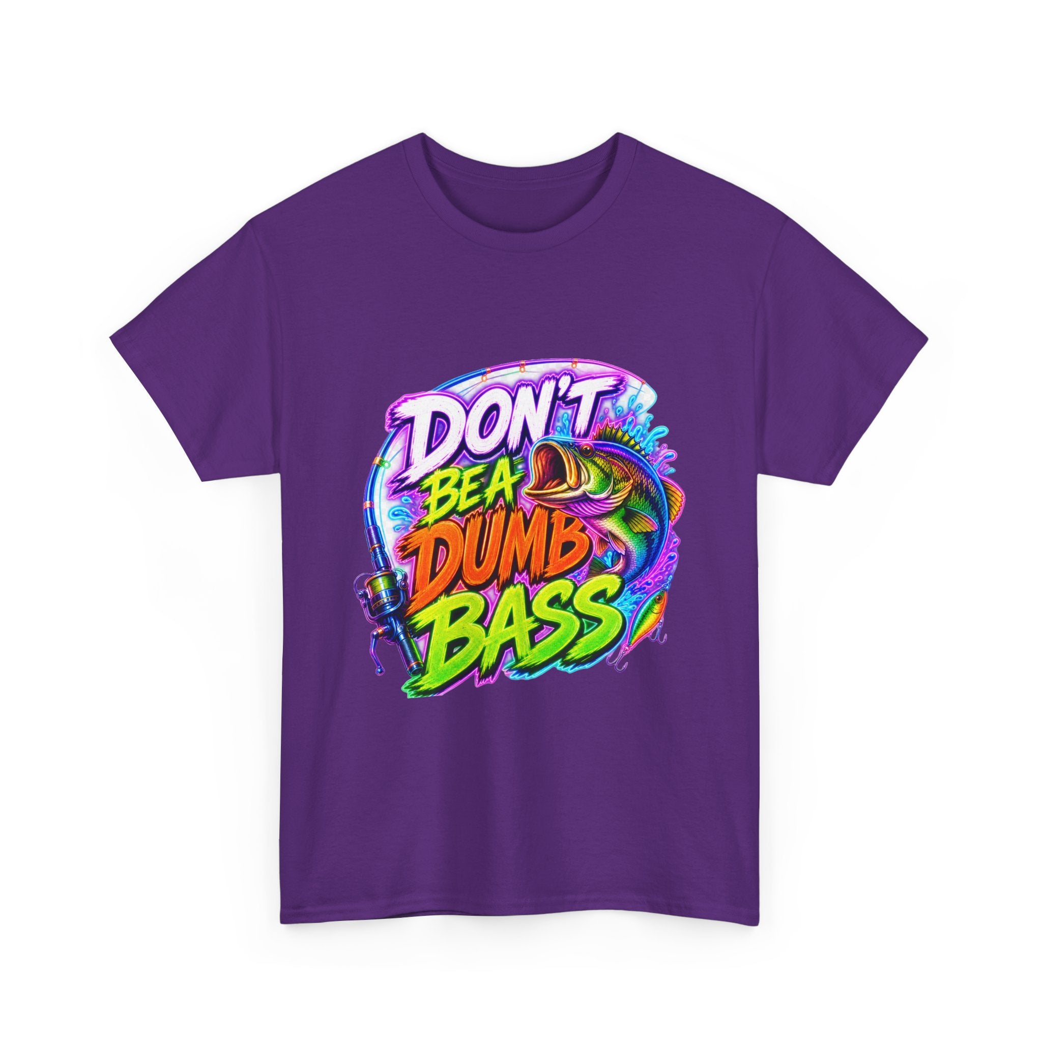 Don't Be a Dumb Bass T-Shirt — Funny Fishing Tee for Anglers