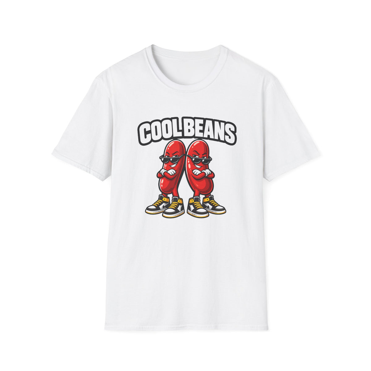 Cool Beans T‑Shirt — Retro Cartoon Funny Graphic Tee