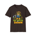 Garden Frog T‑Shirt — 'We Water at Dawn' Cute Gardener Tee