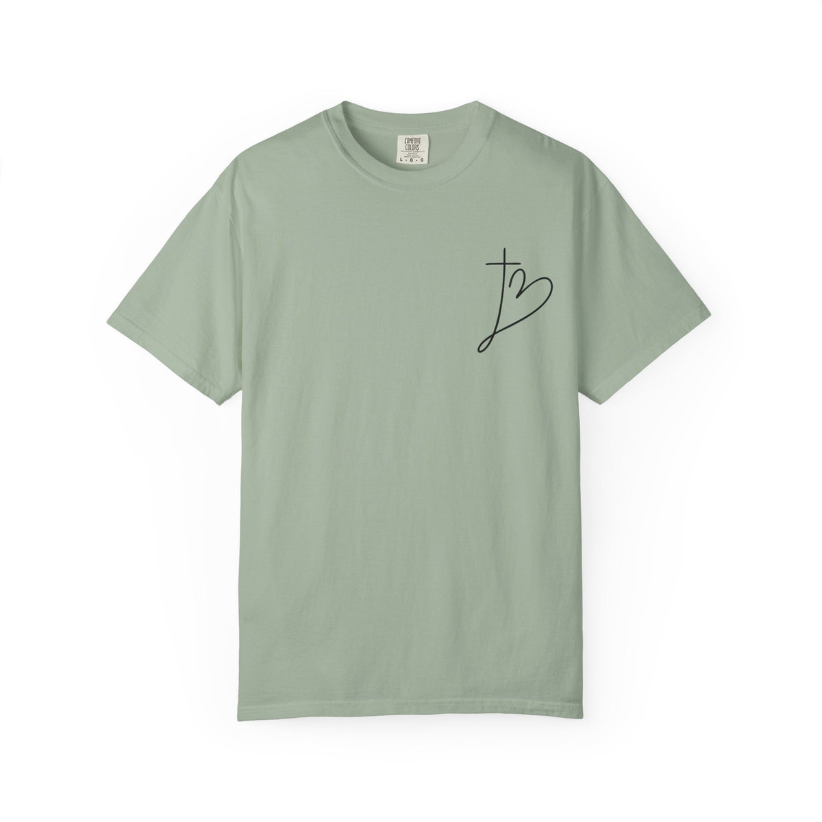 T-Shirt  Stronger Than the Storm Script Chest and Back Tee