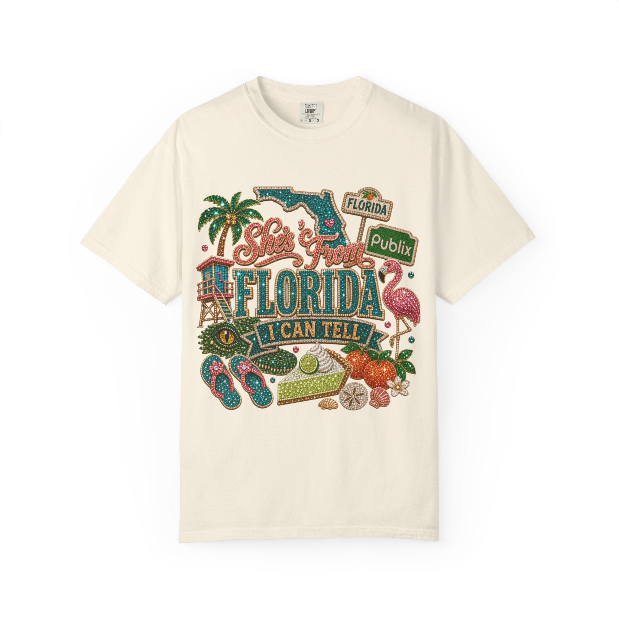 Florida Icons T Shirt  I Can Tell Vintage Sunshine Tee