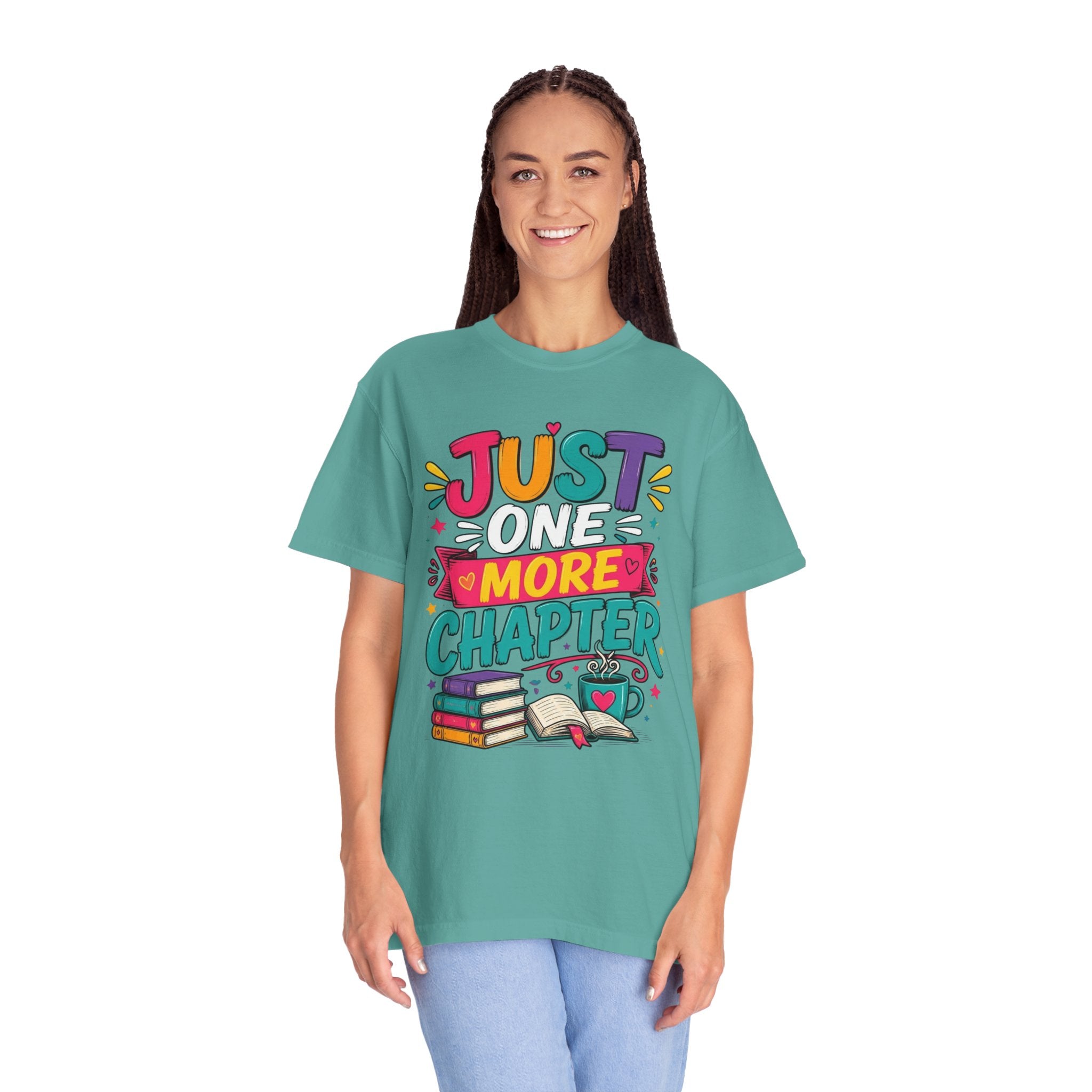 T-Shirt  Just One More Chapter Book Lover Graphic Tee
