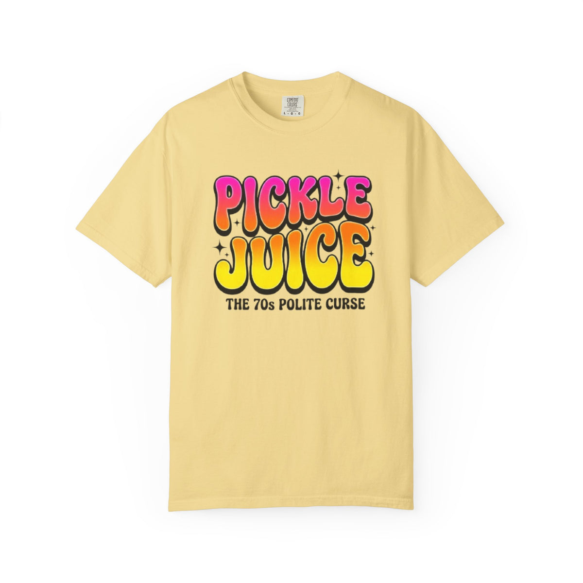 Pickle Juice Retro T-Shirt The 70s Polite Curse Vintage Graphic Tee