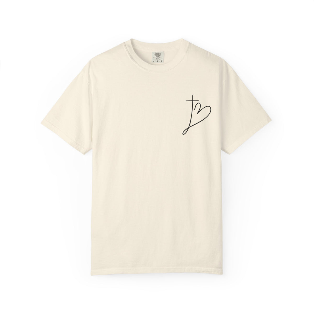 T-Shirt  Stronger Than the Storm Script Chest and Back Tee