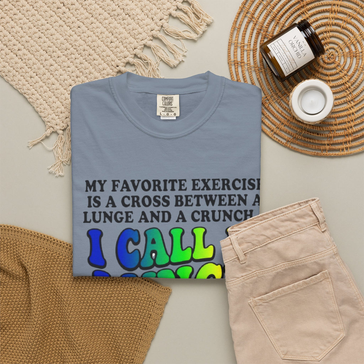 I Call It Lunch T-Shirt Funny Fitness Food Quote Tee