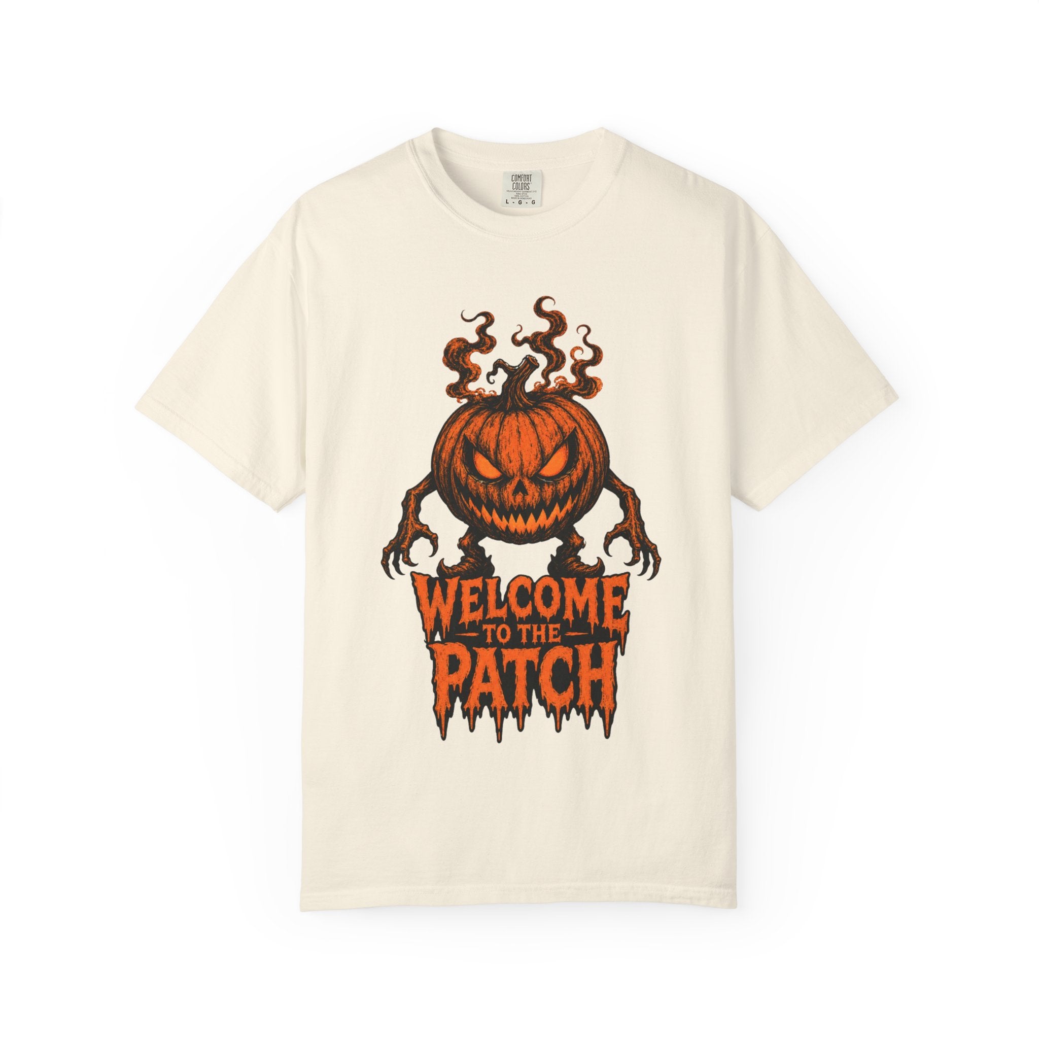 Welcome to the Patch Pumpkin T Shirt Halloween Horror Tee