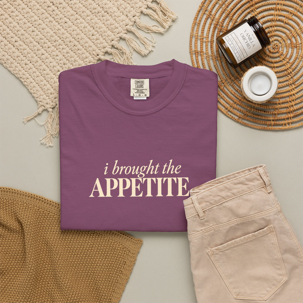 I Brought the Appetite Tee shirt |Thanksgiving Couple Collection