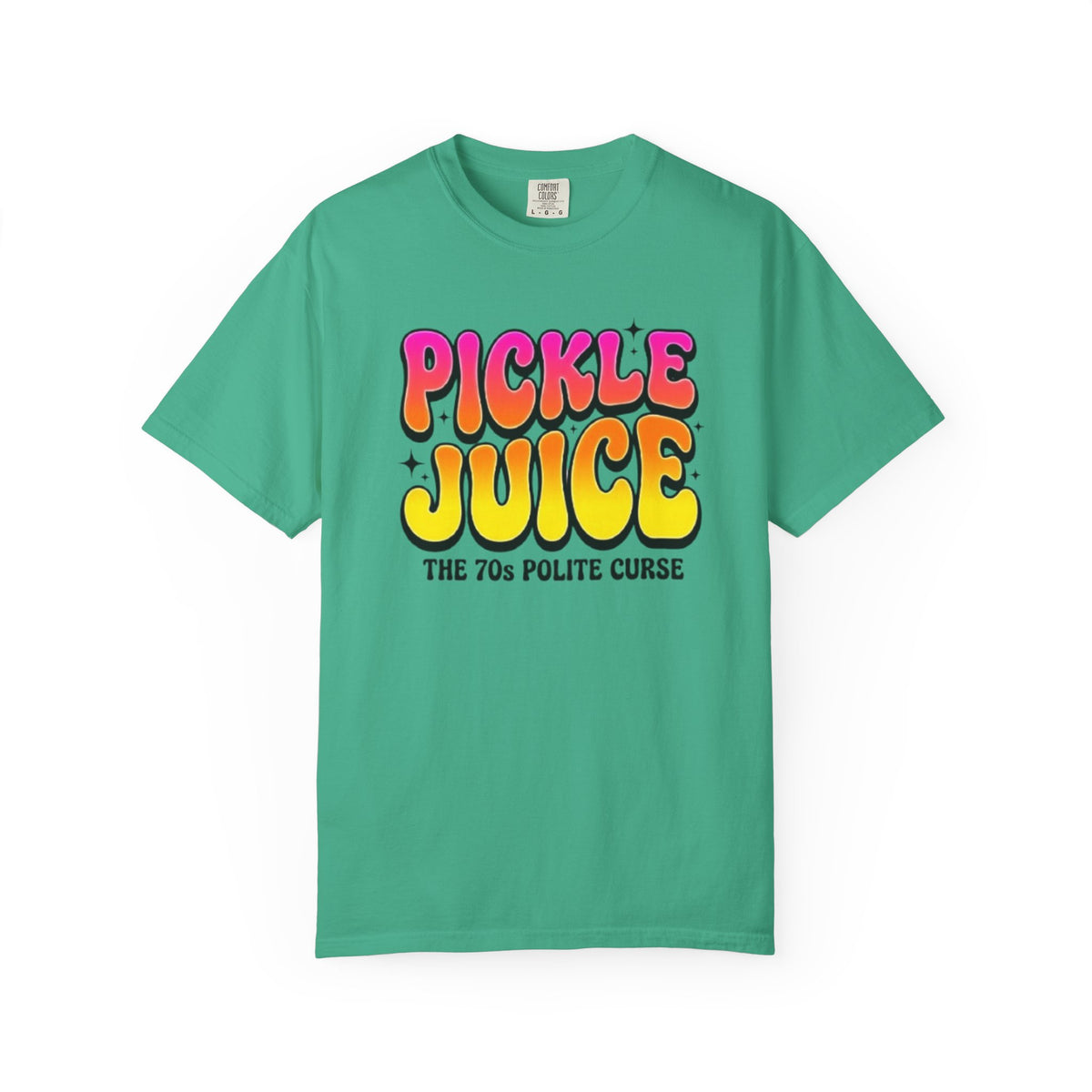 Pickle Juice Retro T-Shirt The 70s Polite Curse Vintage Graphic Tee