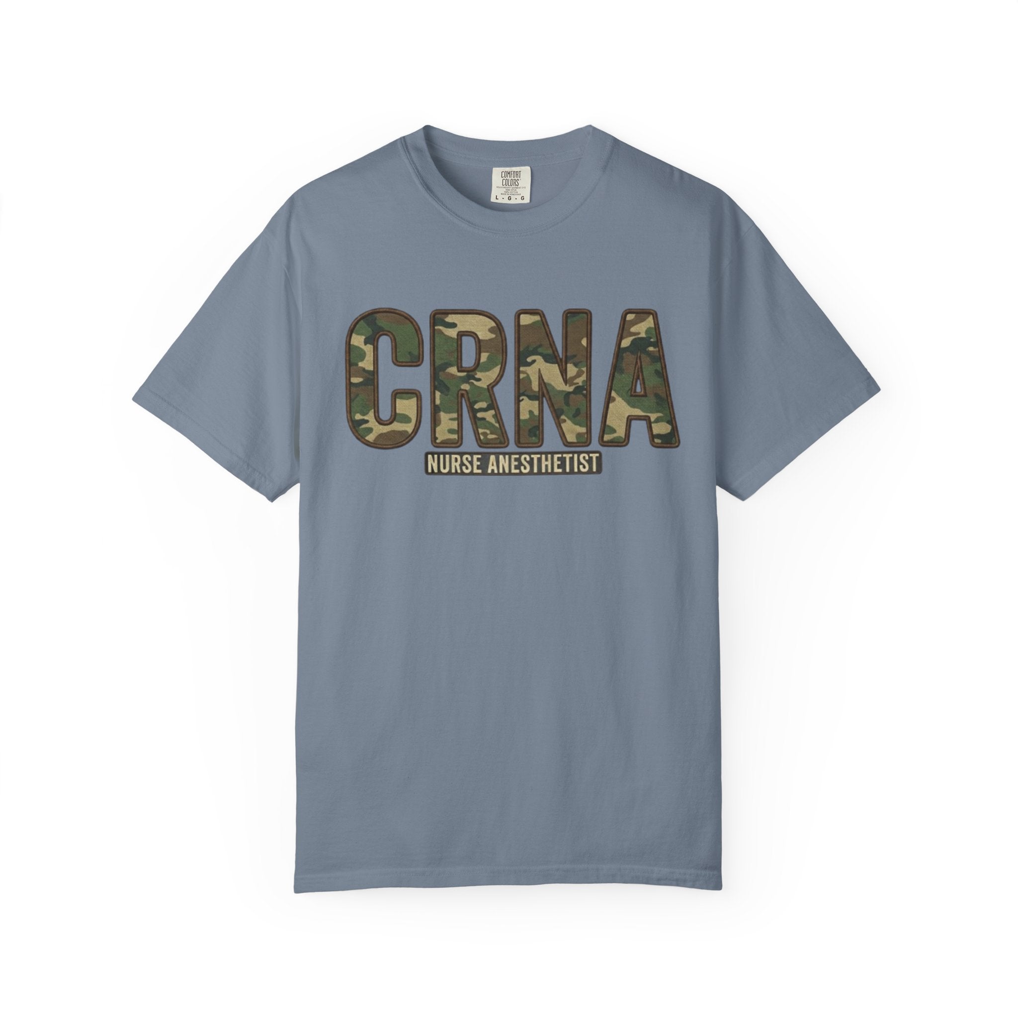 CRNA Camo T-Shirt — Nurse Anesthetist Military Style