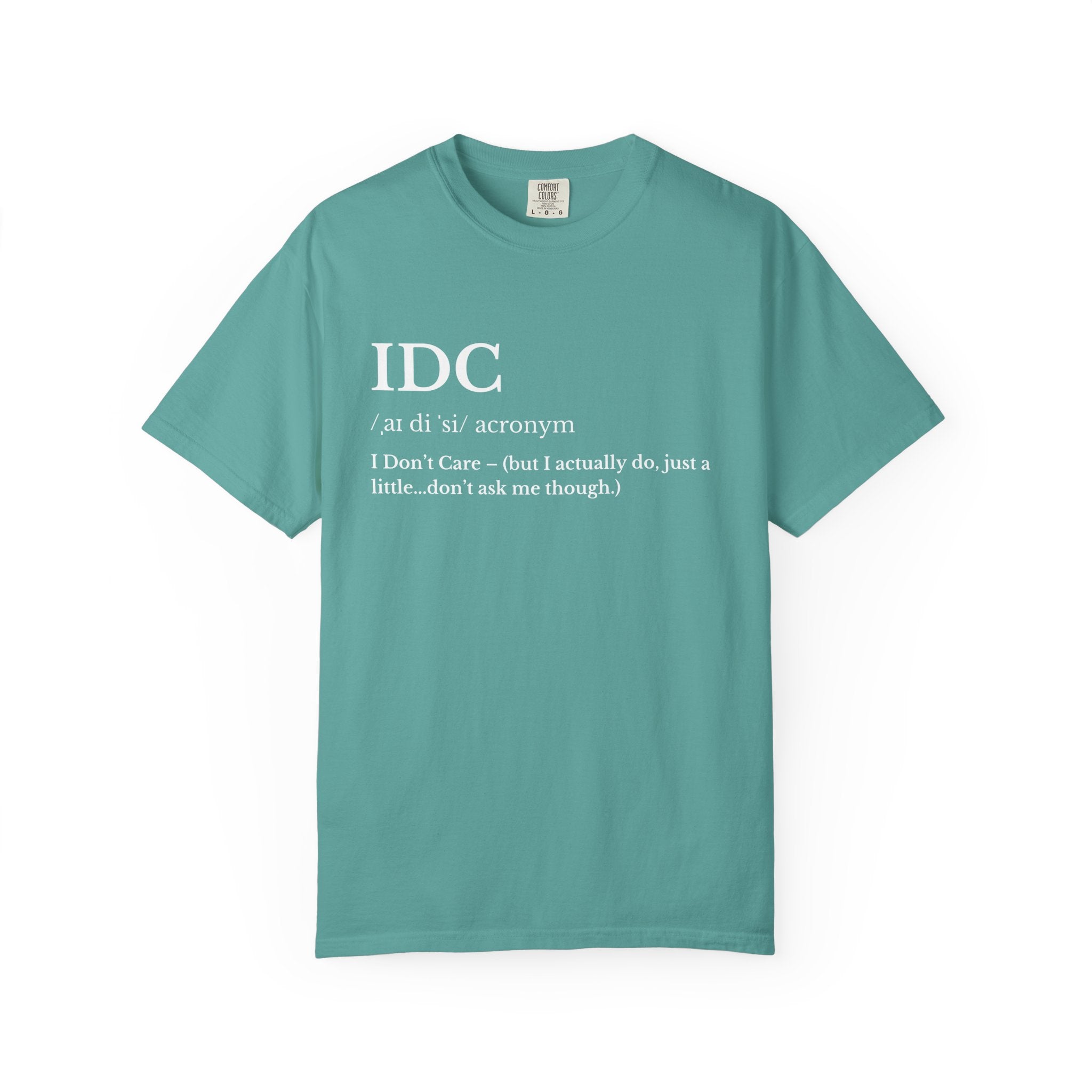 Classic White Garment Dyed T Shirt IDC