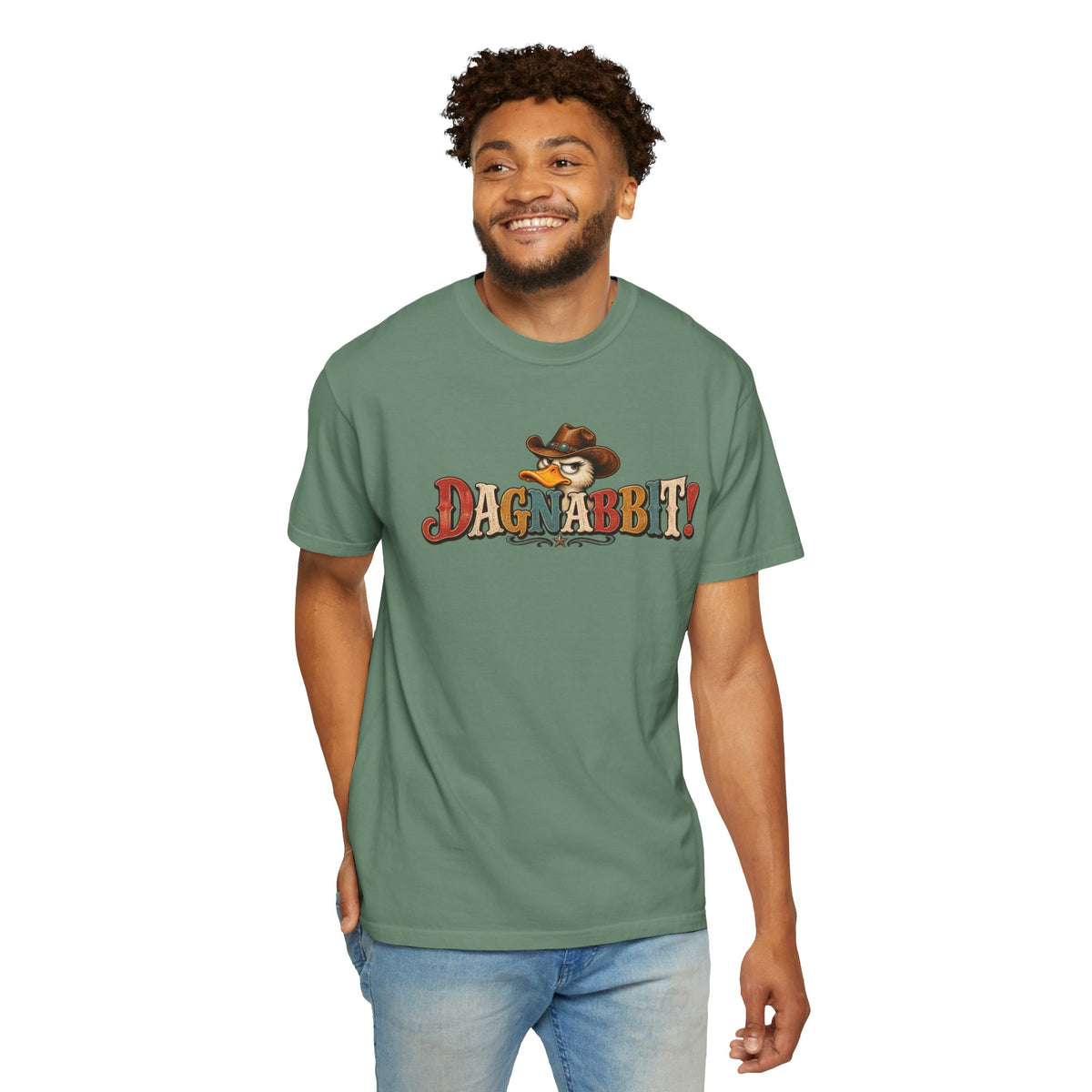 Dagnabbit Cowboy Rabbit T shirt | Western Cartoon Graphic Tee
