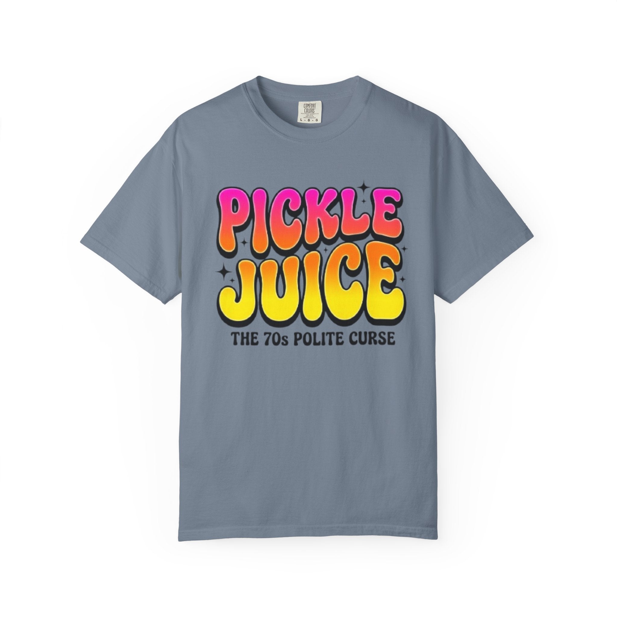 Pickle Juice Retro T-Shirt The 70s Polite Curse Vintage Graphic Tee