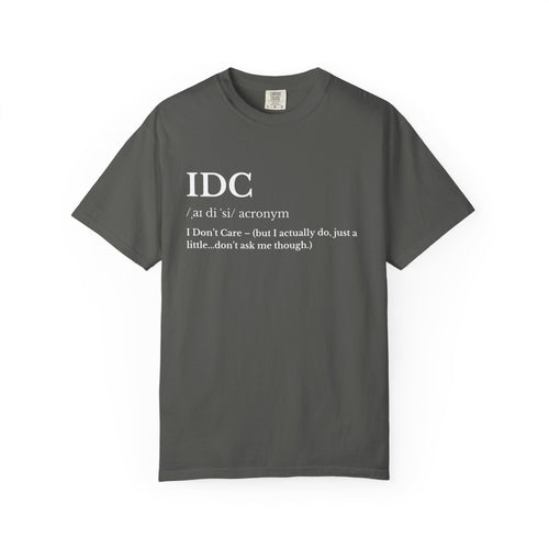 Classic White Garment Dyed T Shirt IDC