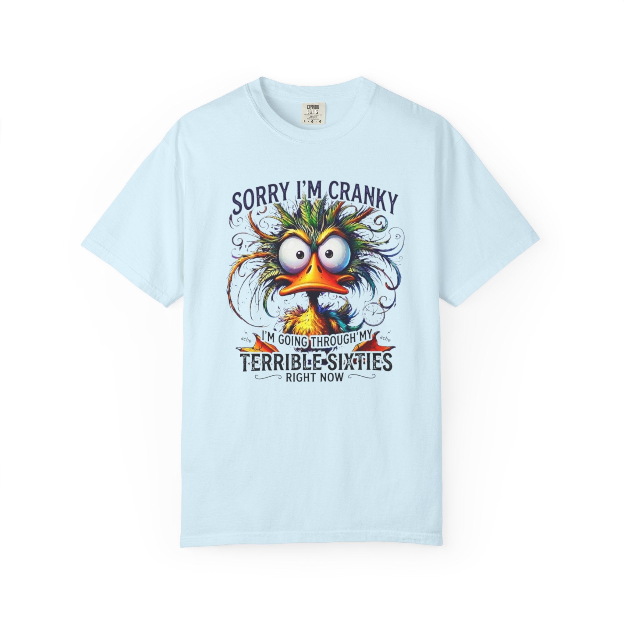 Funny Sorry Im Cranky Going Through My Terrible Sixties T Shirt